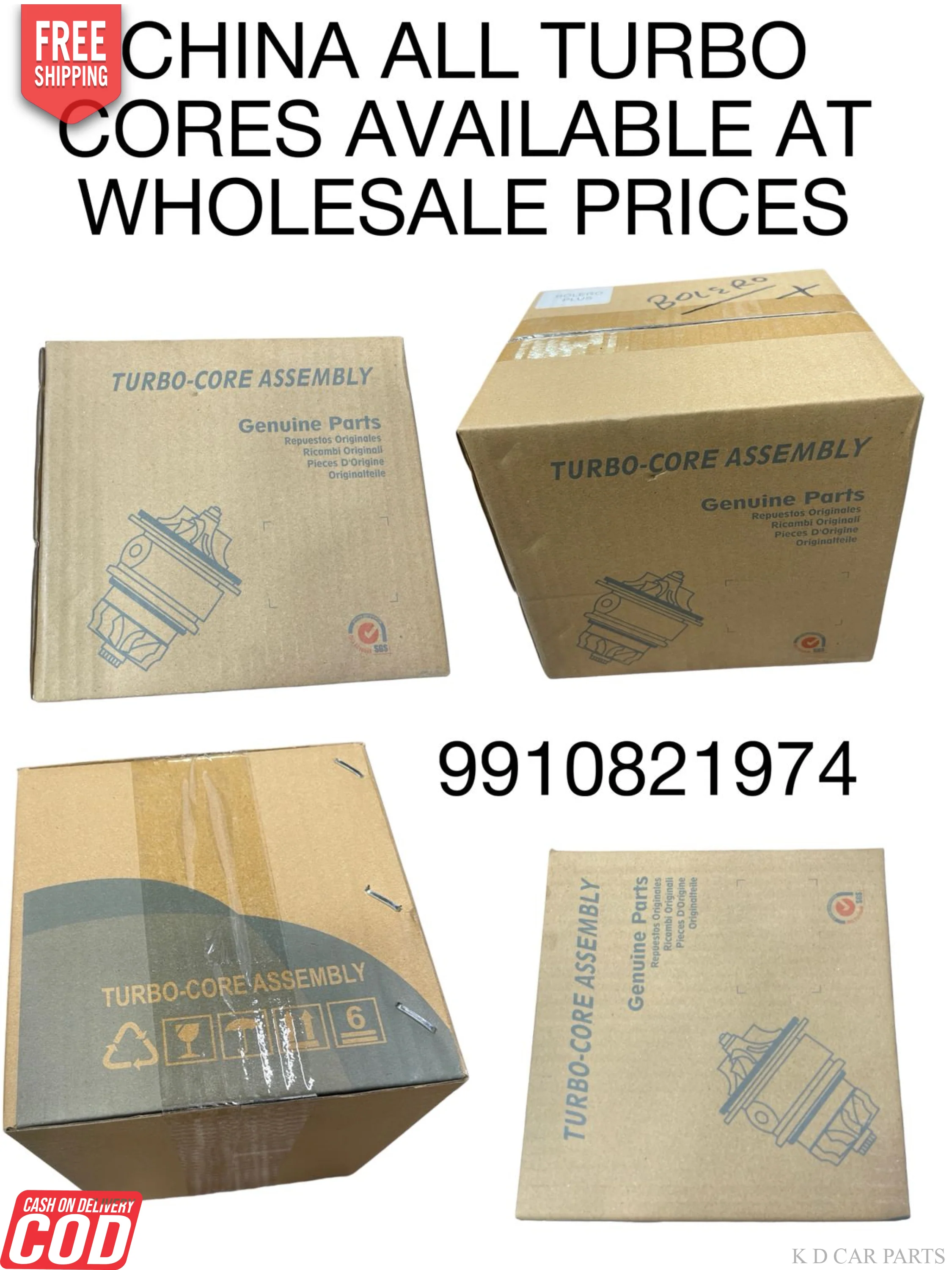 CHINA ALL TURBO CORES AVAILABLE AT WHOLESALE PRICES AVAILABLE 9910821974