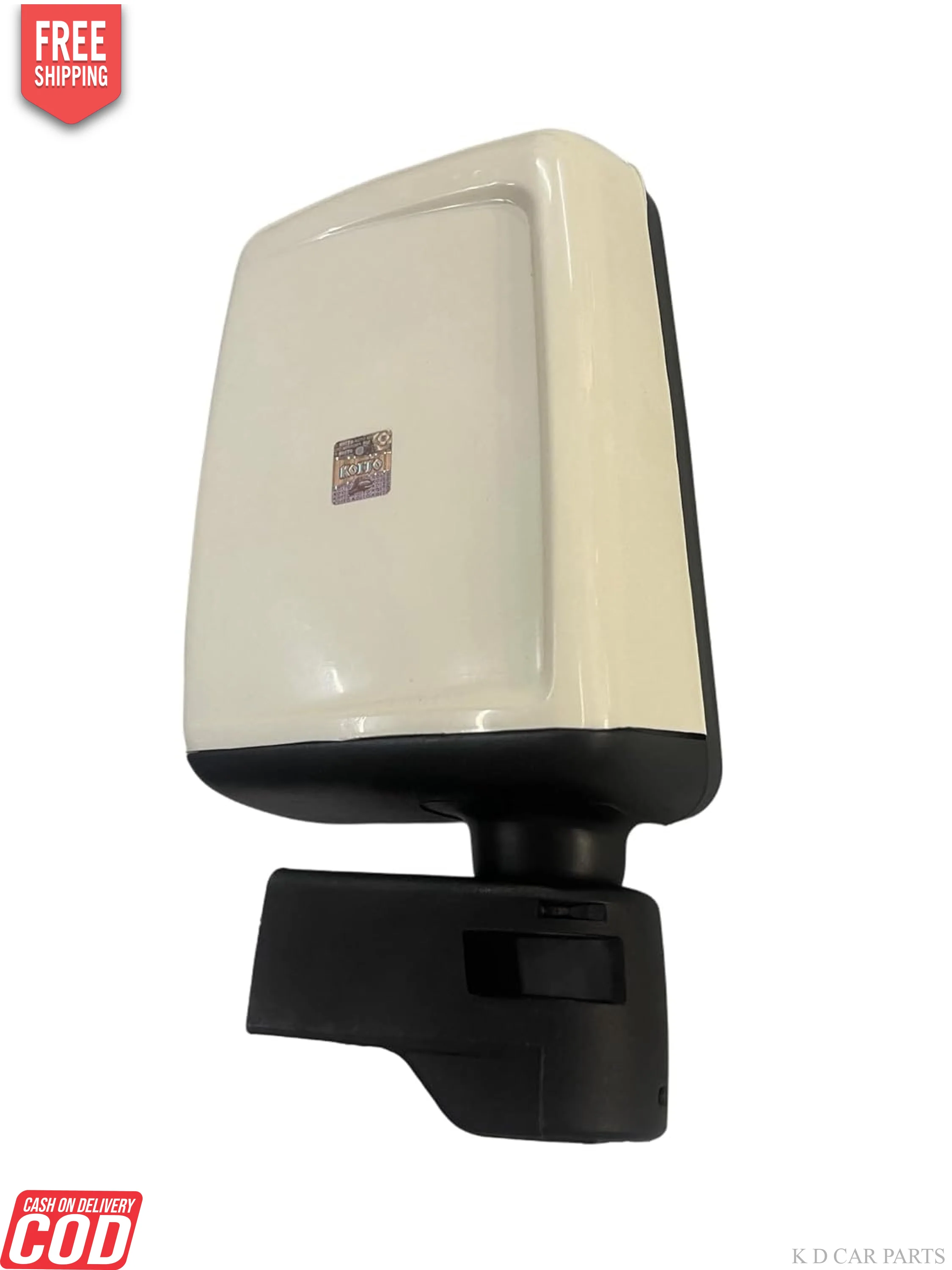 Door/Side Mirror for Mahindra Bolero 2011-2022, PIKUP 2019 White - Image 6