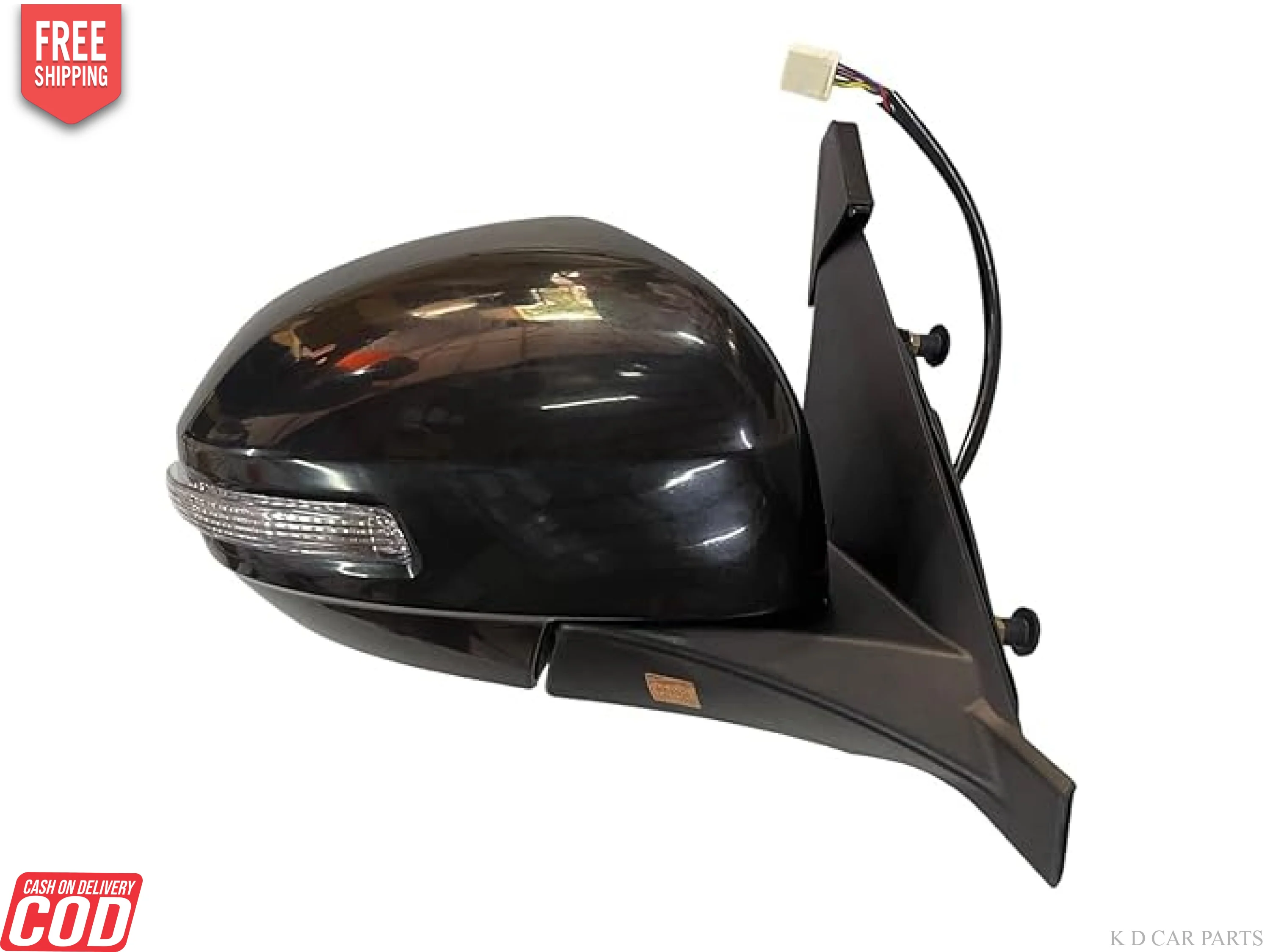 7 WIRE Door/Side Mirror for Maruti Brezza 2022-Onwards, Motorised, With Indicator, Automatic Fold WITH COUPLER - Image 2