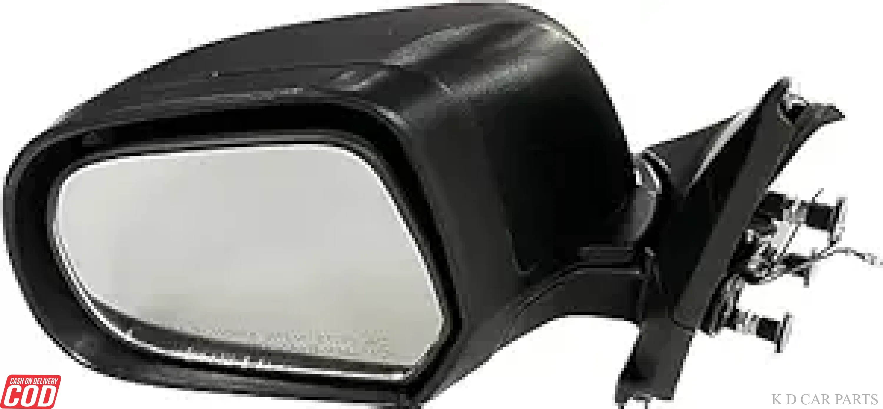 Door/Side Mirror for Nissan Sunny/Renault Scala, Motorised, With Indicator, BlacK Non-Autofold WITH COUPLER