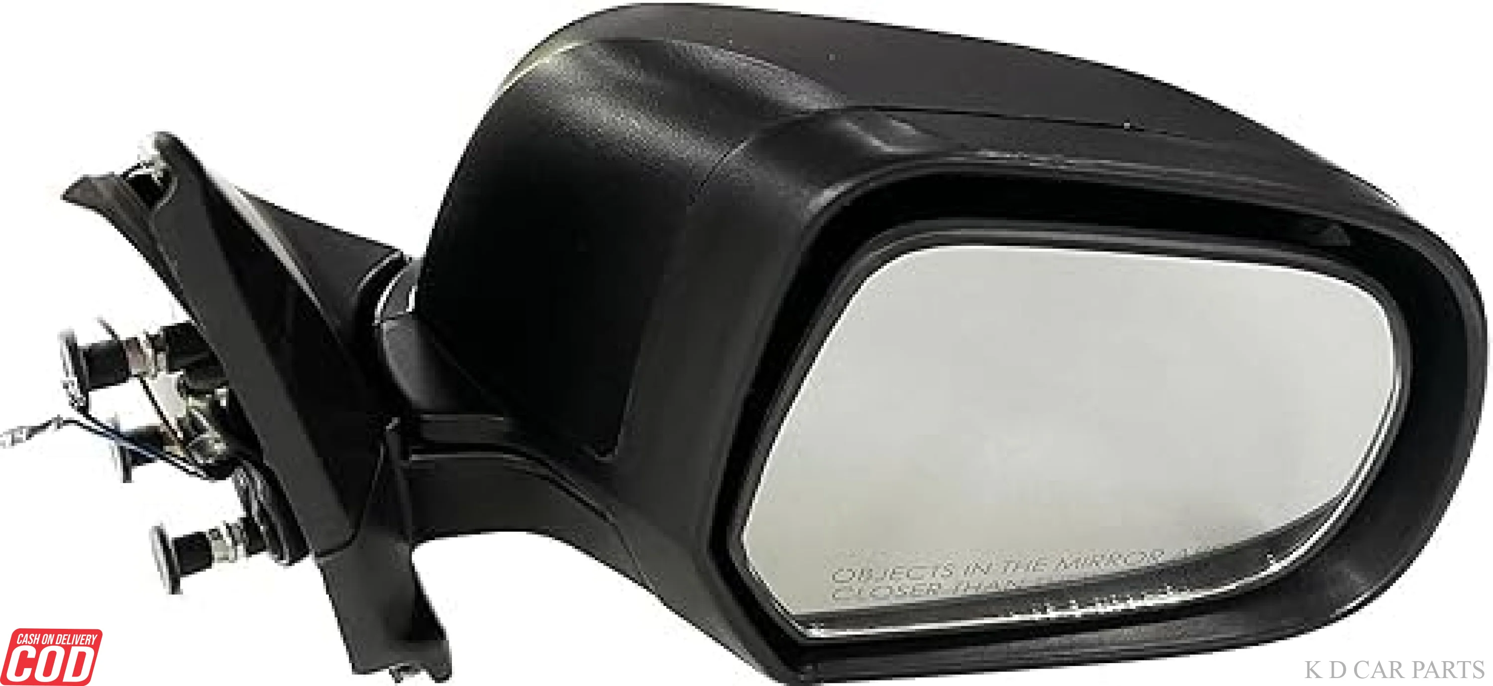 Door/Side Mirror for Nissan Sunny/Renault Scala, Motorised, With Indicator, BlacK Non-Autofold WITH COUPLER - Image 2