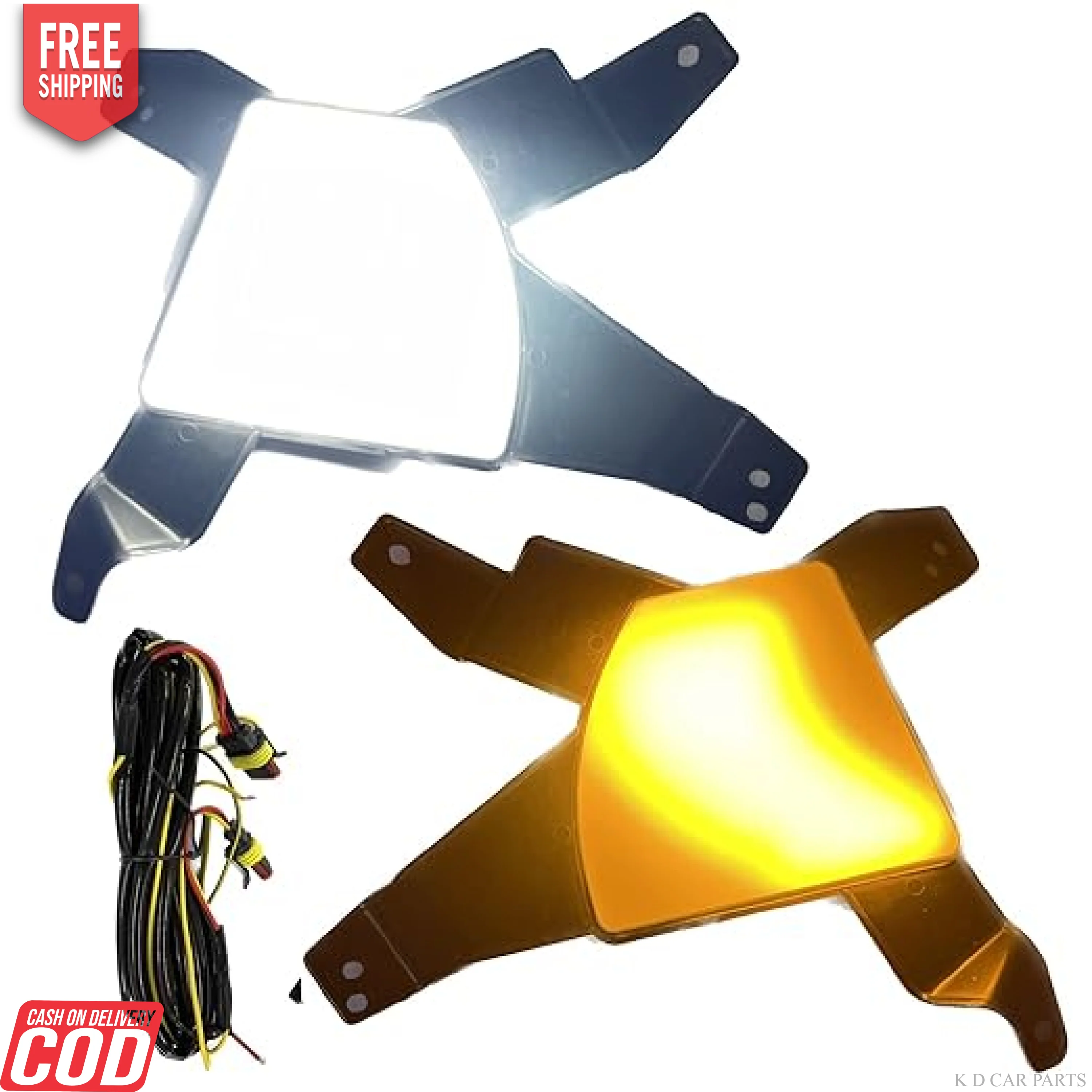 Fog Lamp  For Kia Carens  Halogen White & Indicator Lights Combo Full High Lights - Image 3