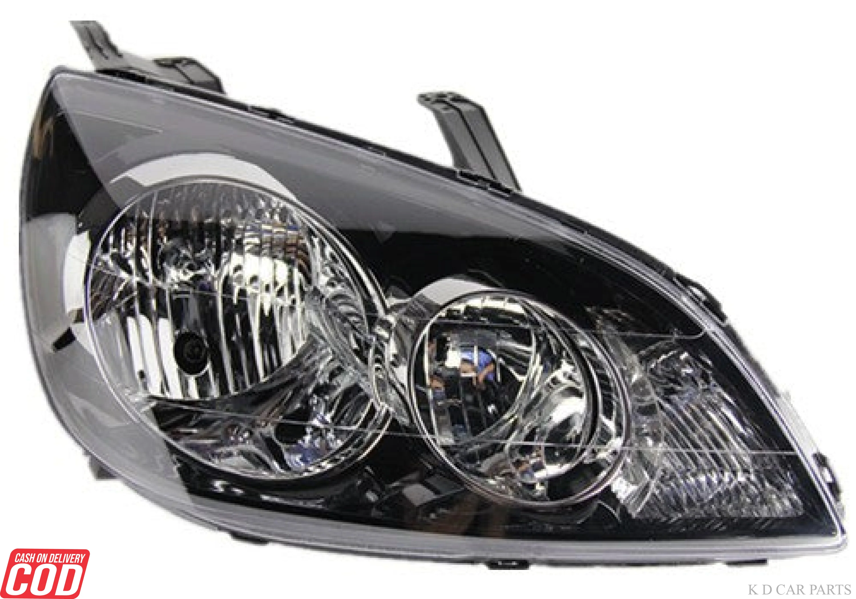 Head light Assembly For Ford Fiesta T-1 Black