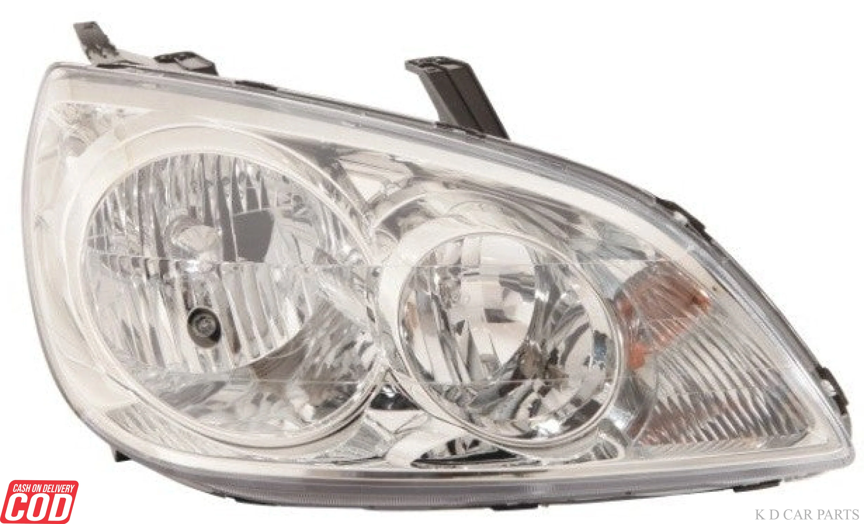 Head light Assembly For Ford Fiesta T-1 Chrome