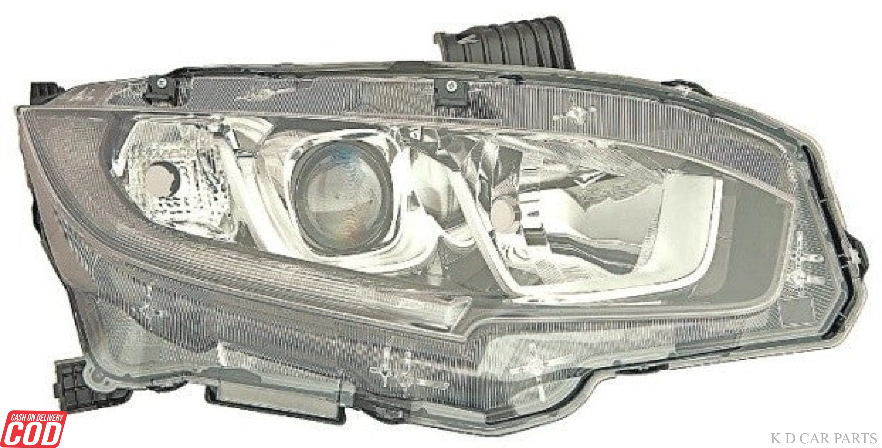 Head Light Assembly For Honda Civic 2018 Model (H11+HB3+LED)