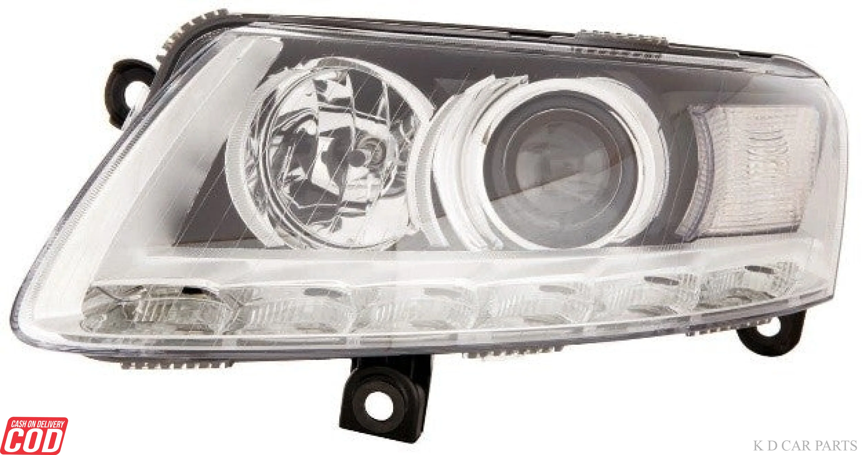 Headlight Assembly For Audi A6 (2009-10) (HID+LED) NEW - Image 2