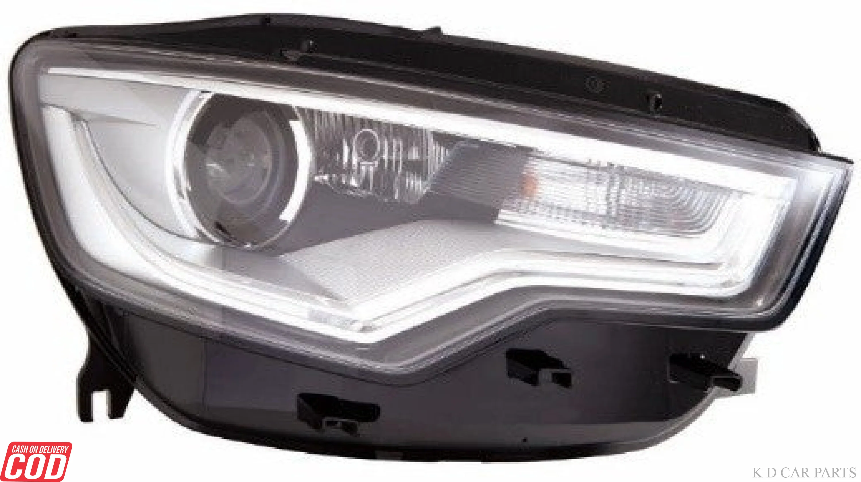 Headlight Assembly For Audi A6 (2011-13) (HID+LED)