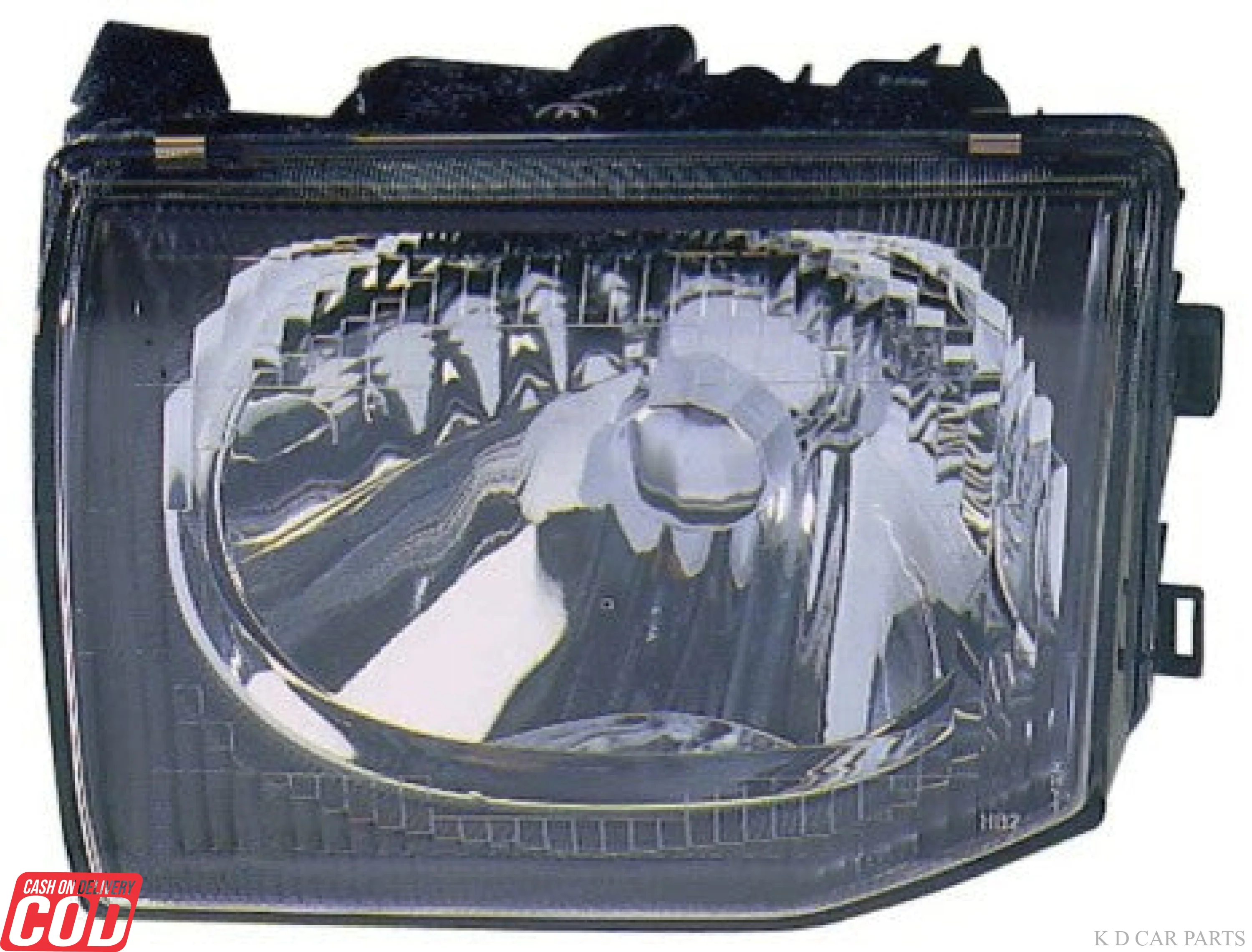 Headlight Assembly For Mitsubishi PAJERO Montero V33 (Black) - Image 2