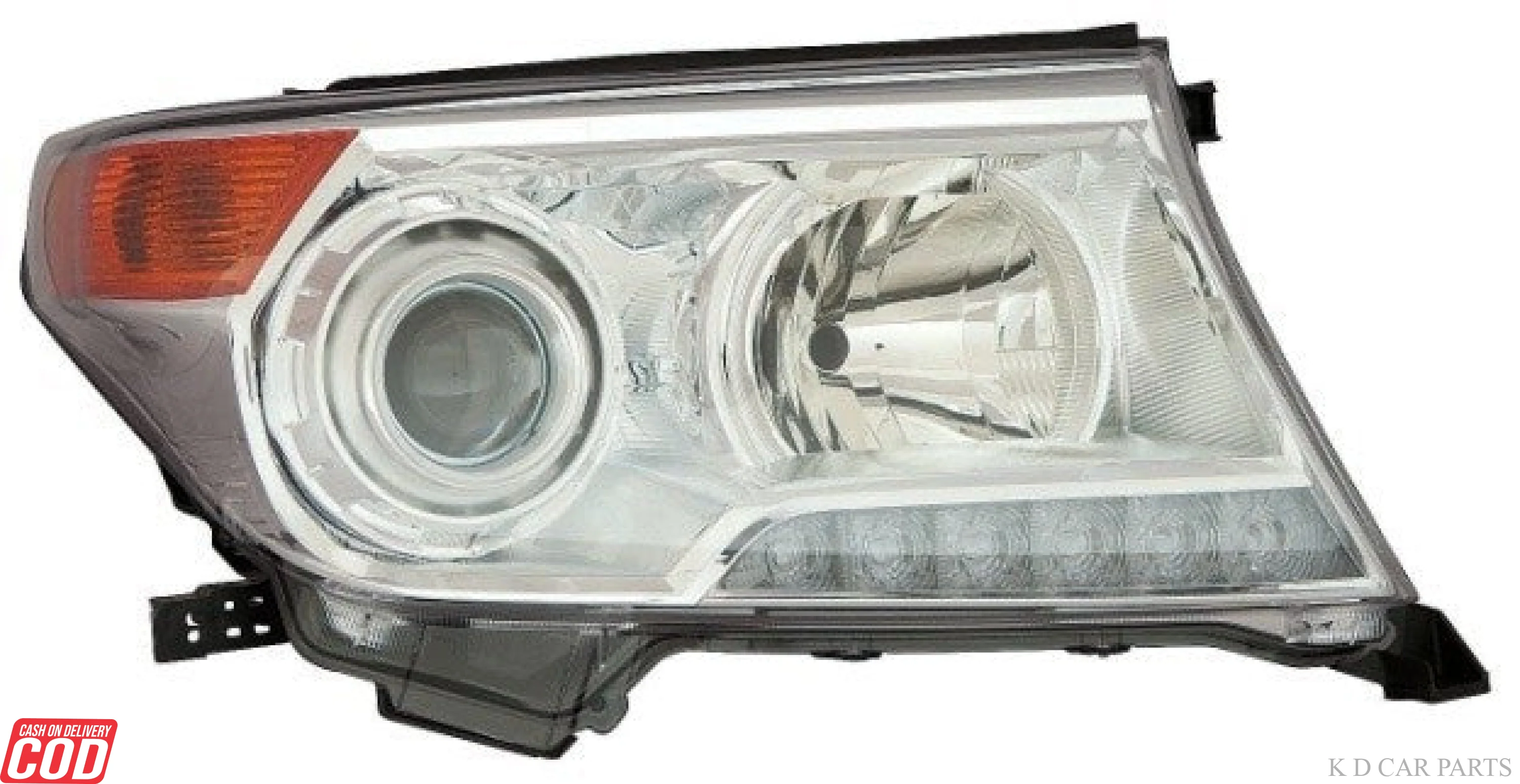 Headlight Assembly For Toyota Land Cruiser Type 3 FJ200 (HID+LED)