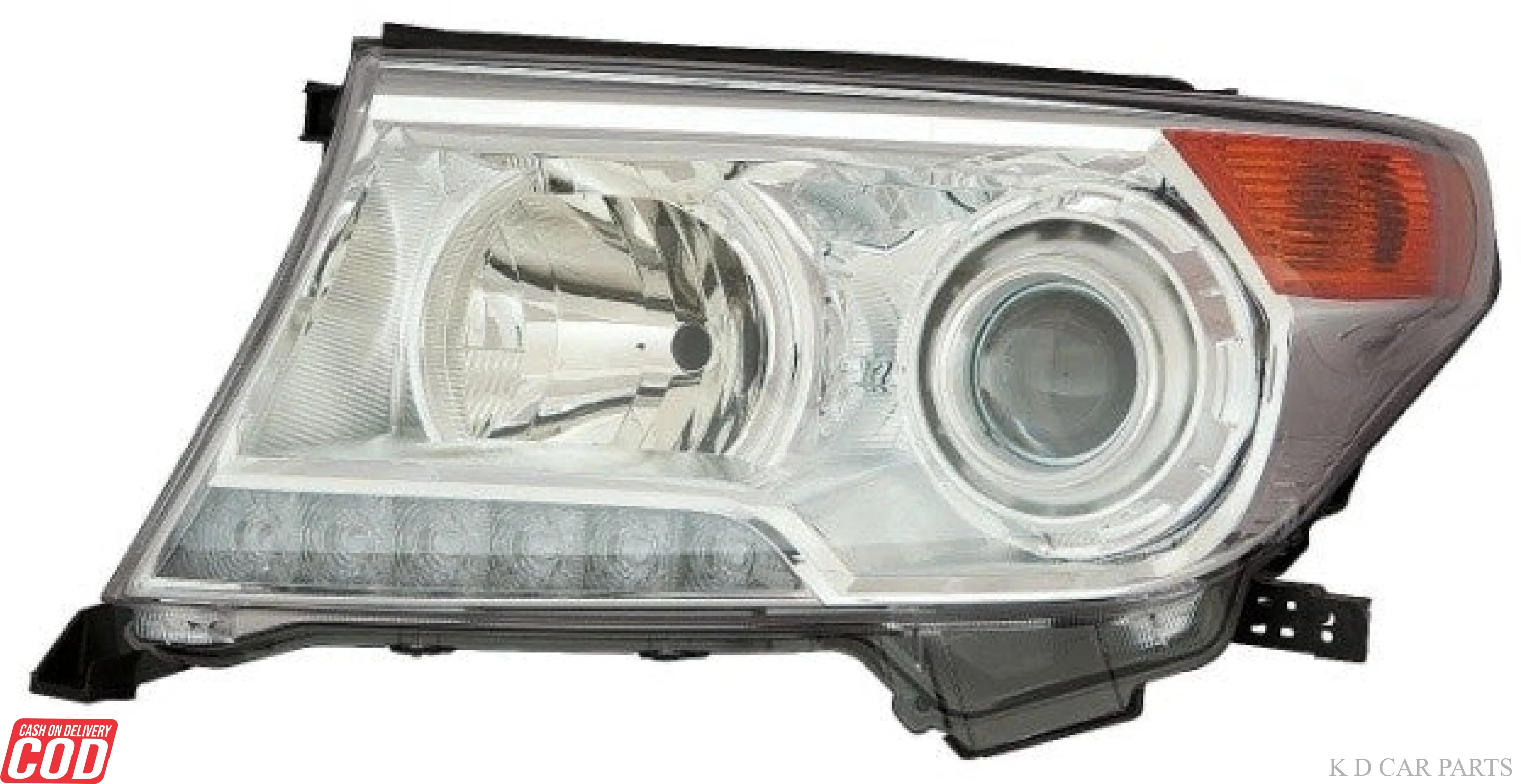 Headlight Assembly For Toyota Land Cruiser Type 3 FJ200 (HID+LED) - Image 2
