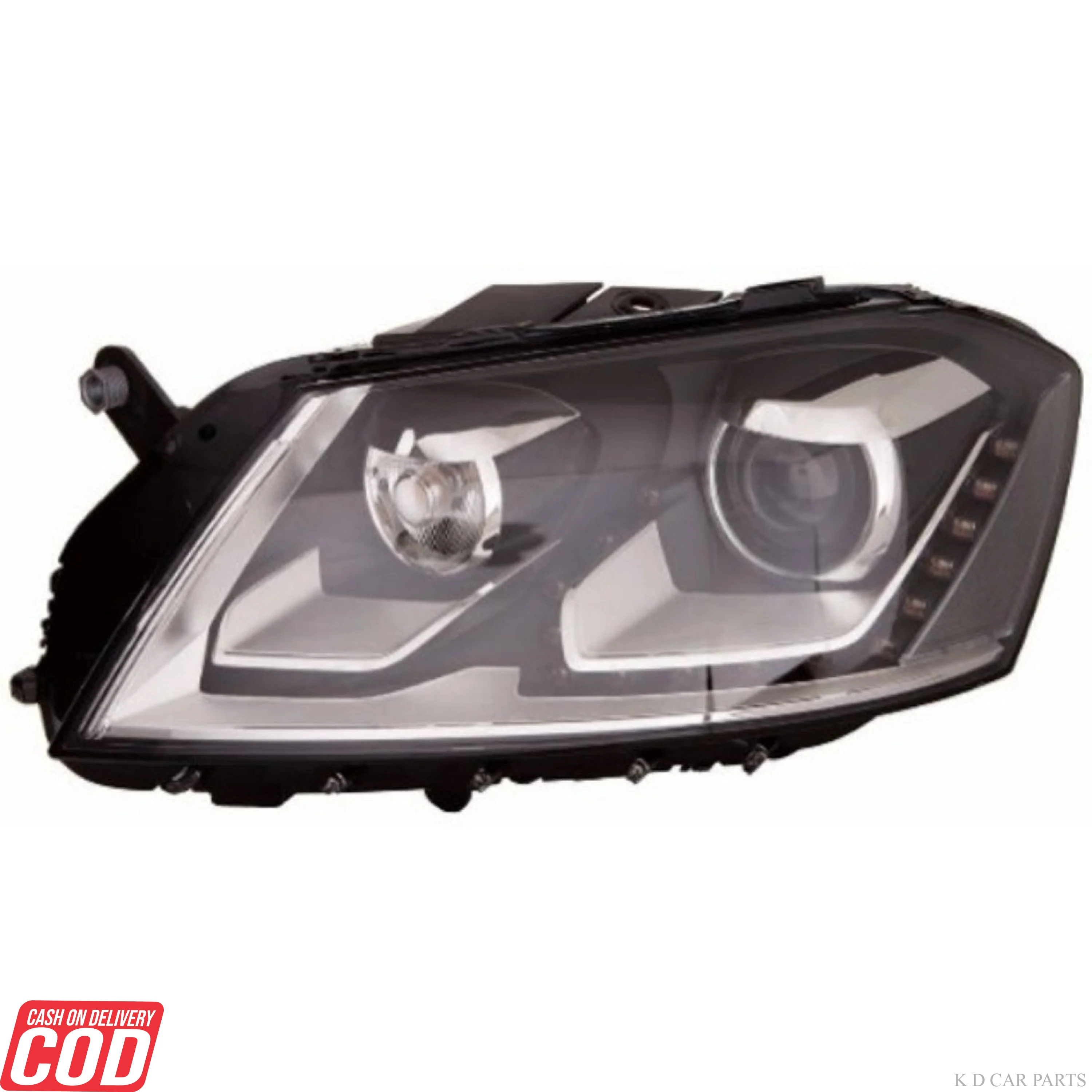 Headlight Assembly For Volkswagen Passat T2 (HID+LED)(Highline) - Image 2