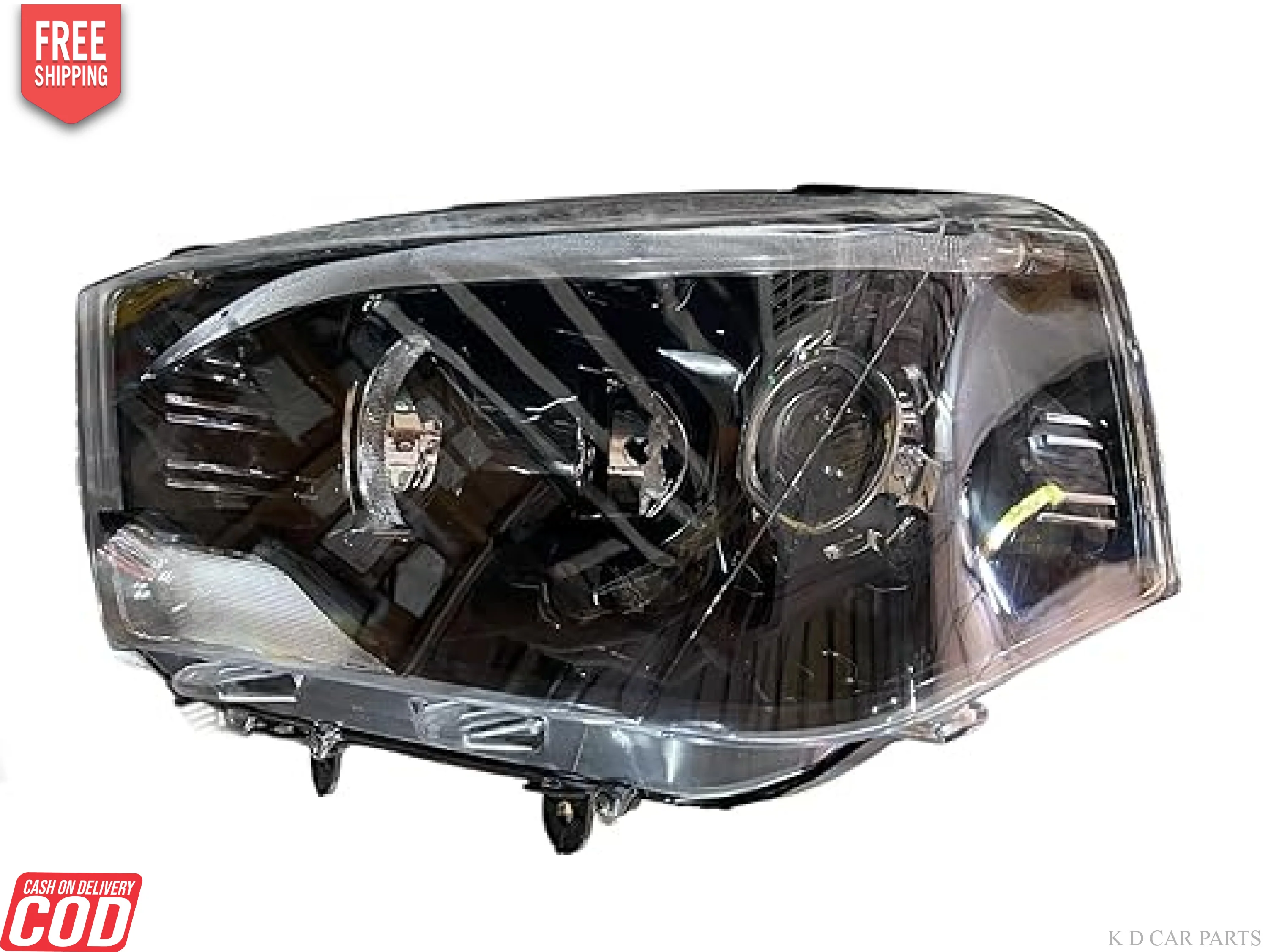 Headlight For Mahindra Scorpio with Projector, 2014-NOW (WHITE)