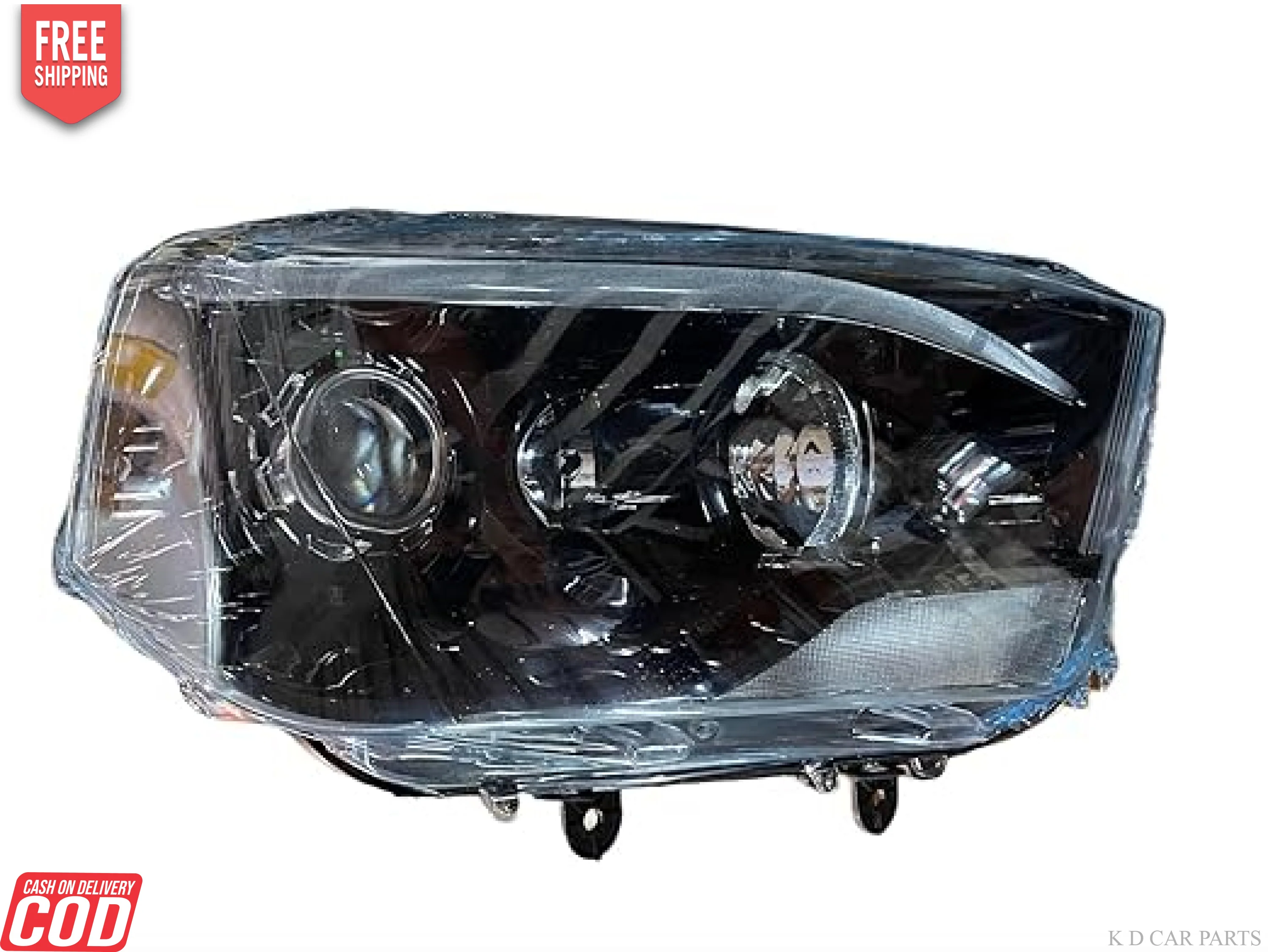 Headlight For Mahindra Scorpio with Projector, 2014-NOW (WHITE) - Image 6