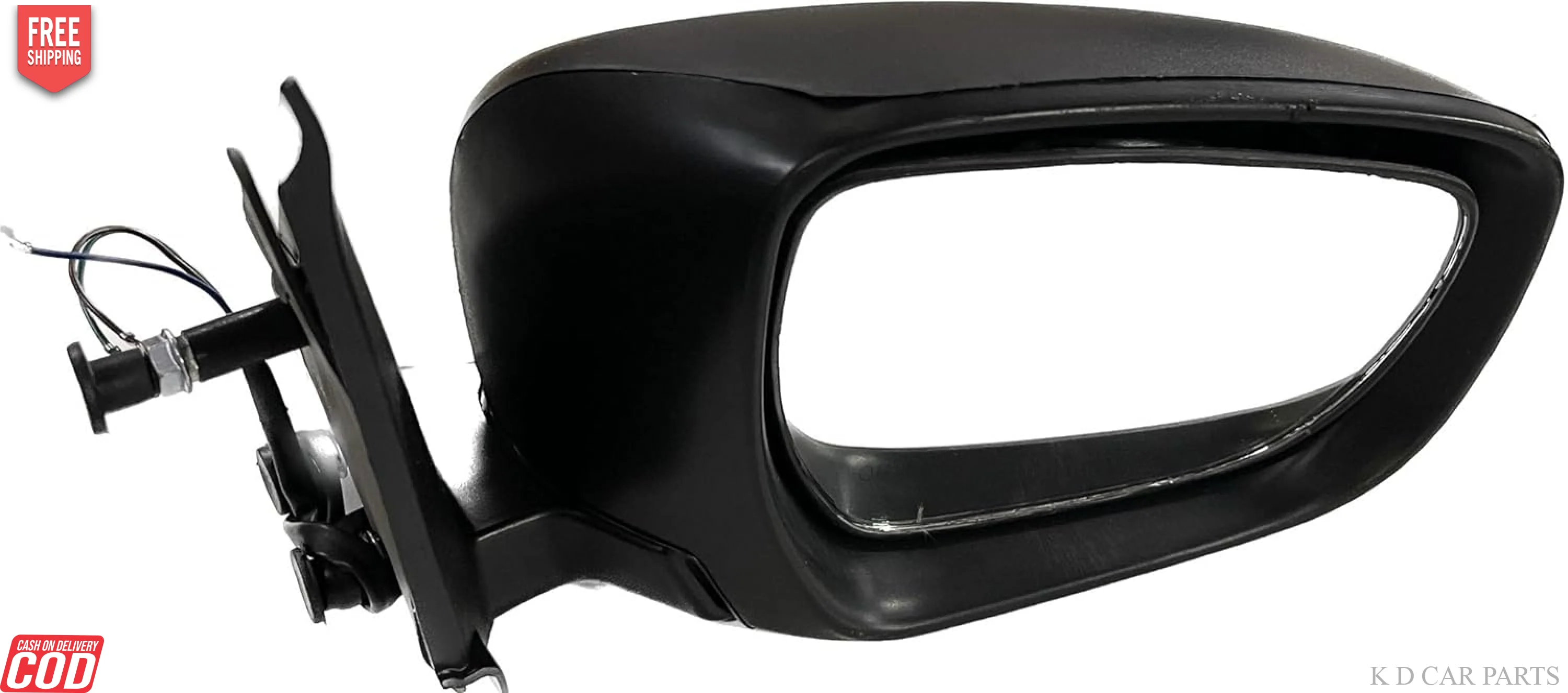 K D 5 WIRE NON-AUTOFOLD Door/Side Mirror For Maruti Wagonr 2019-Onwards Motor WITH COUPLER