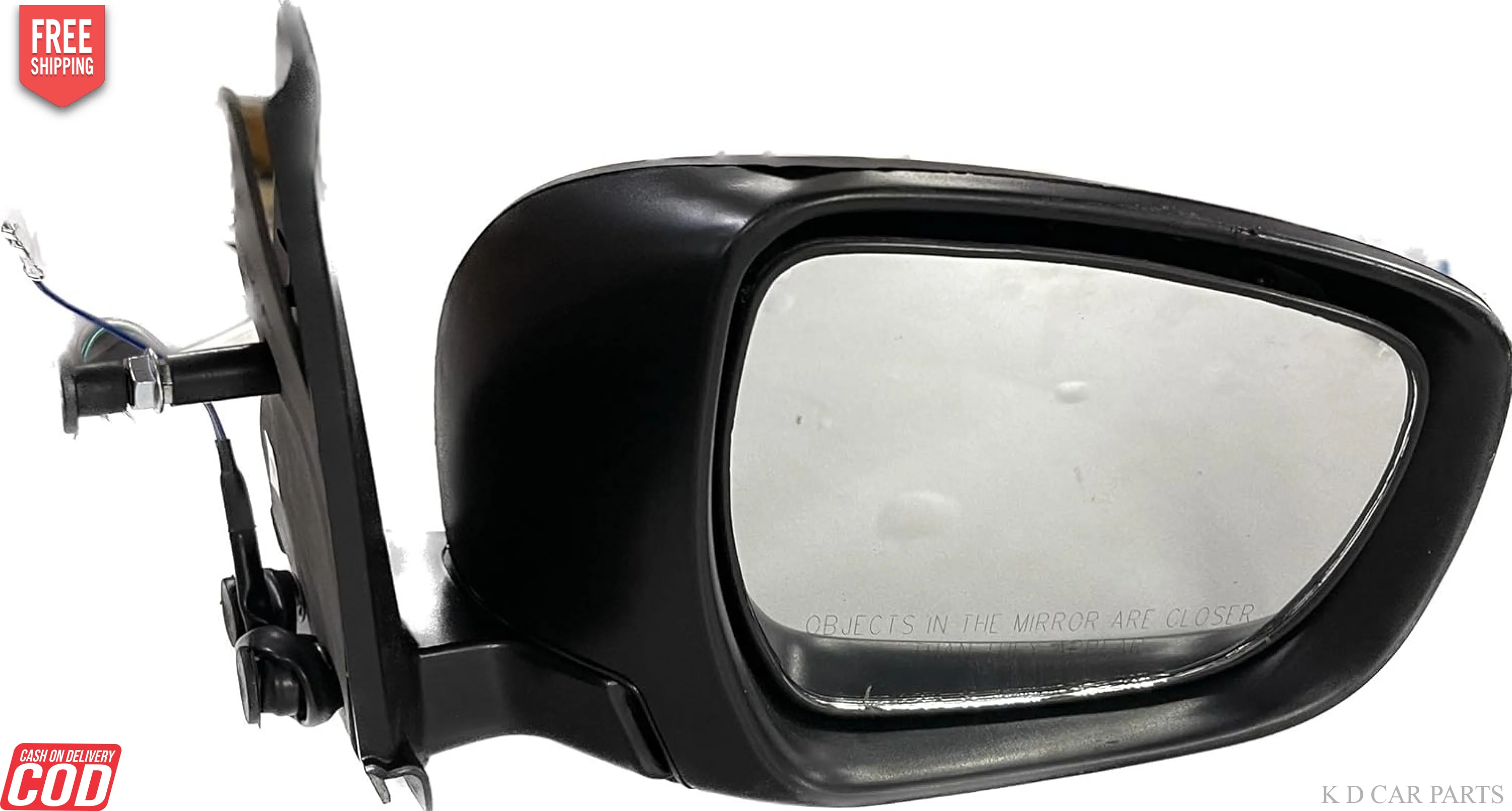 K D 5 WIRE NON-AUTOFOLD Door/Side Mirror For Maruti Wagonr 2019-Onwards Motor WITH COUPLER - Image 3