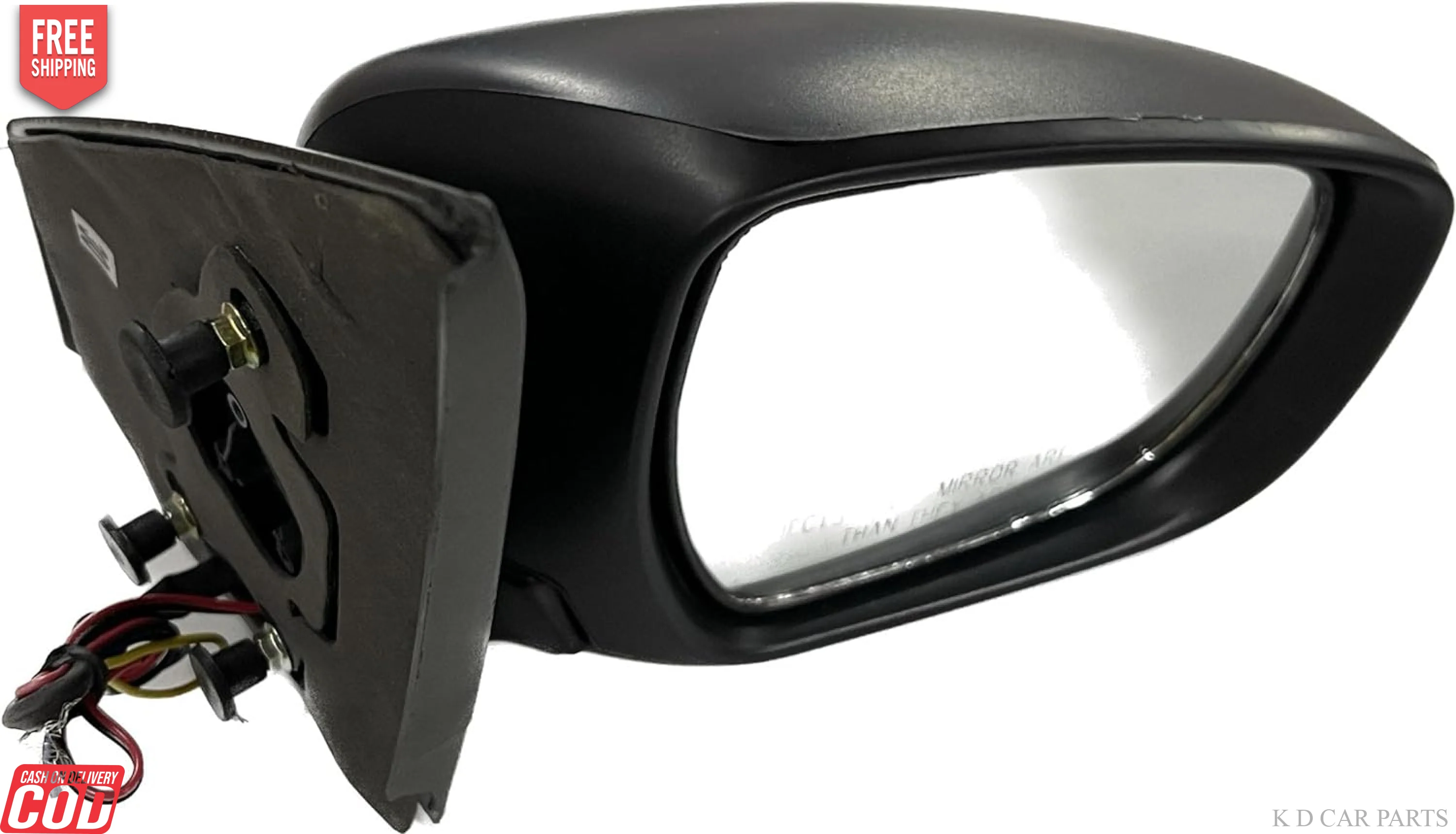 K D 5 WIRE NON-AUTOFOLD Side/Door Mirror for Maruti Celerio Motor with Indicator & Coupler(Black)