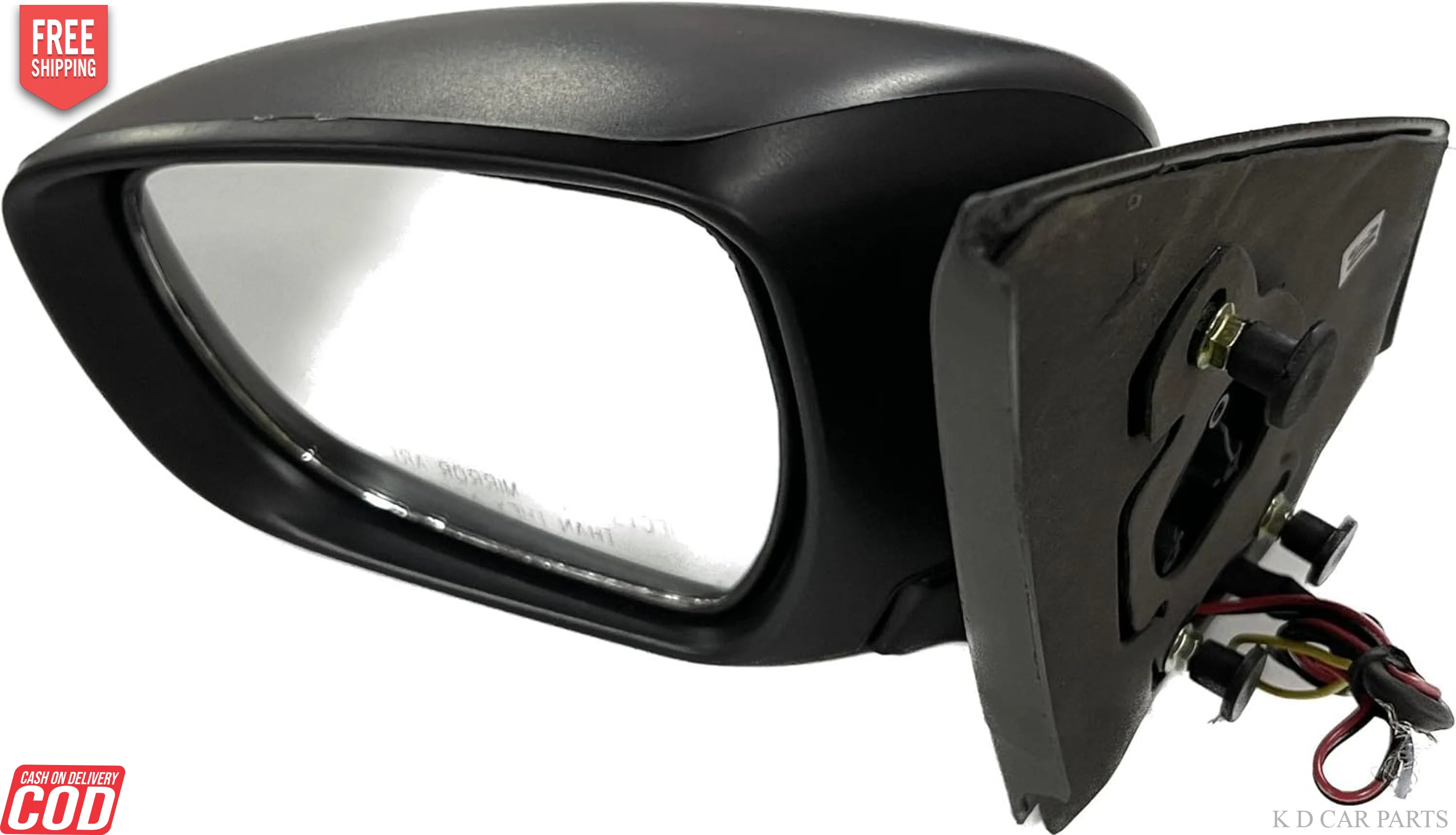 K D 5 WIRE NON-AUTOFOLD Side/Door Mirror for Maruti Celerio Motor with Indicator & Coupler(Black) - Image 7