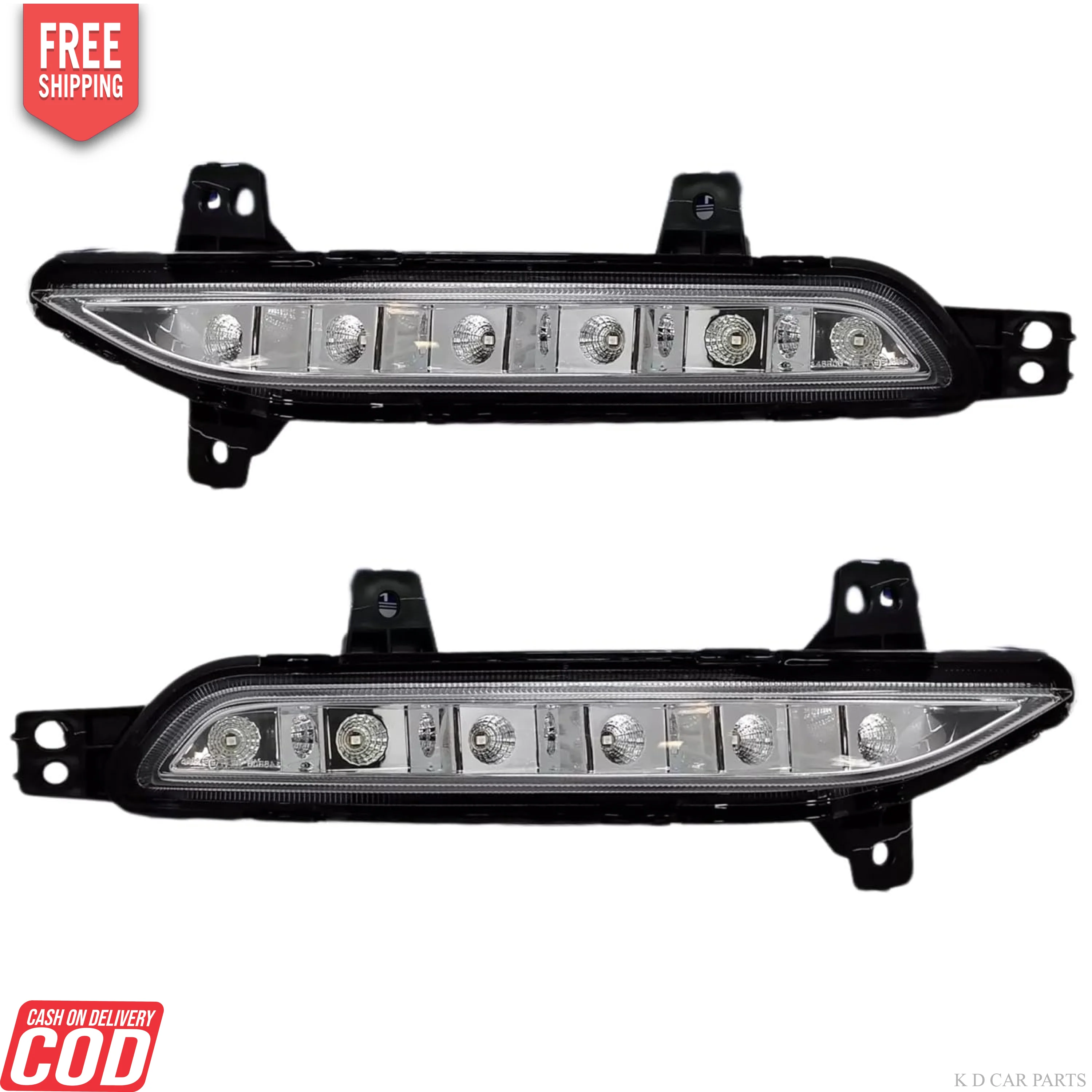 K D Bumper DRL LIGHT for Mahindra Scorpio Classic (PAIR) 2022-NOW (White LED)