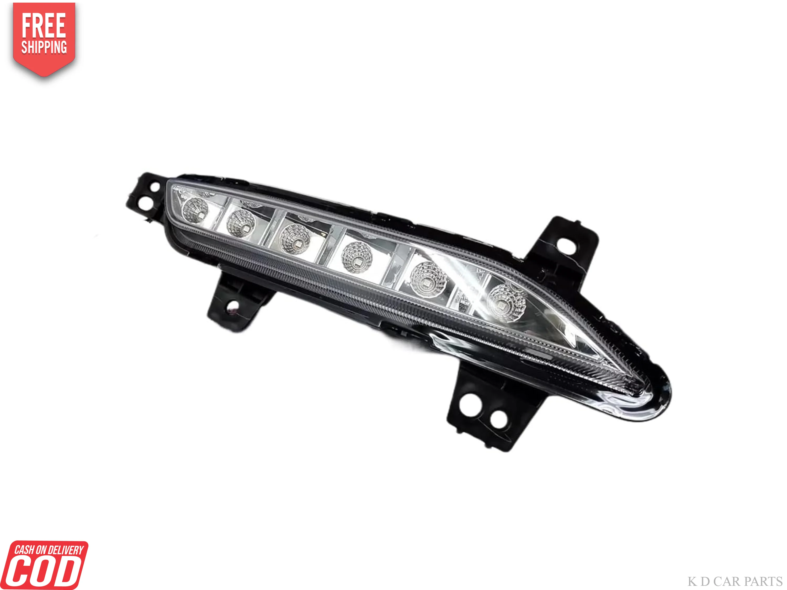 K D Bumper DRL LIGHT for Mahindra Scorpio Classic (PAIR) 2022-NOW (White LED) - Image 2