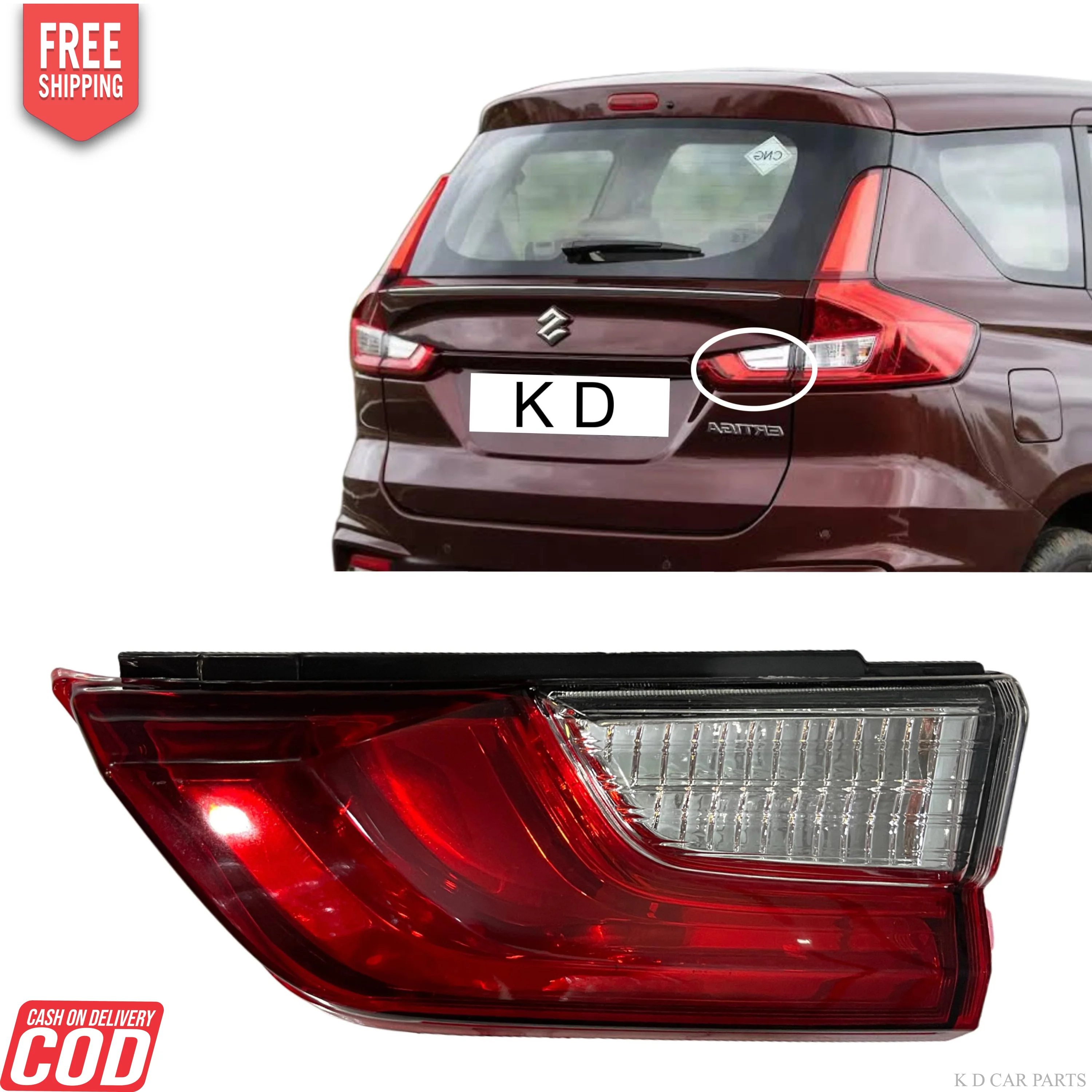 K D Dicky Light Assembly for Maruti Ertiga 2018-NOW