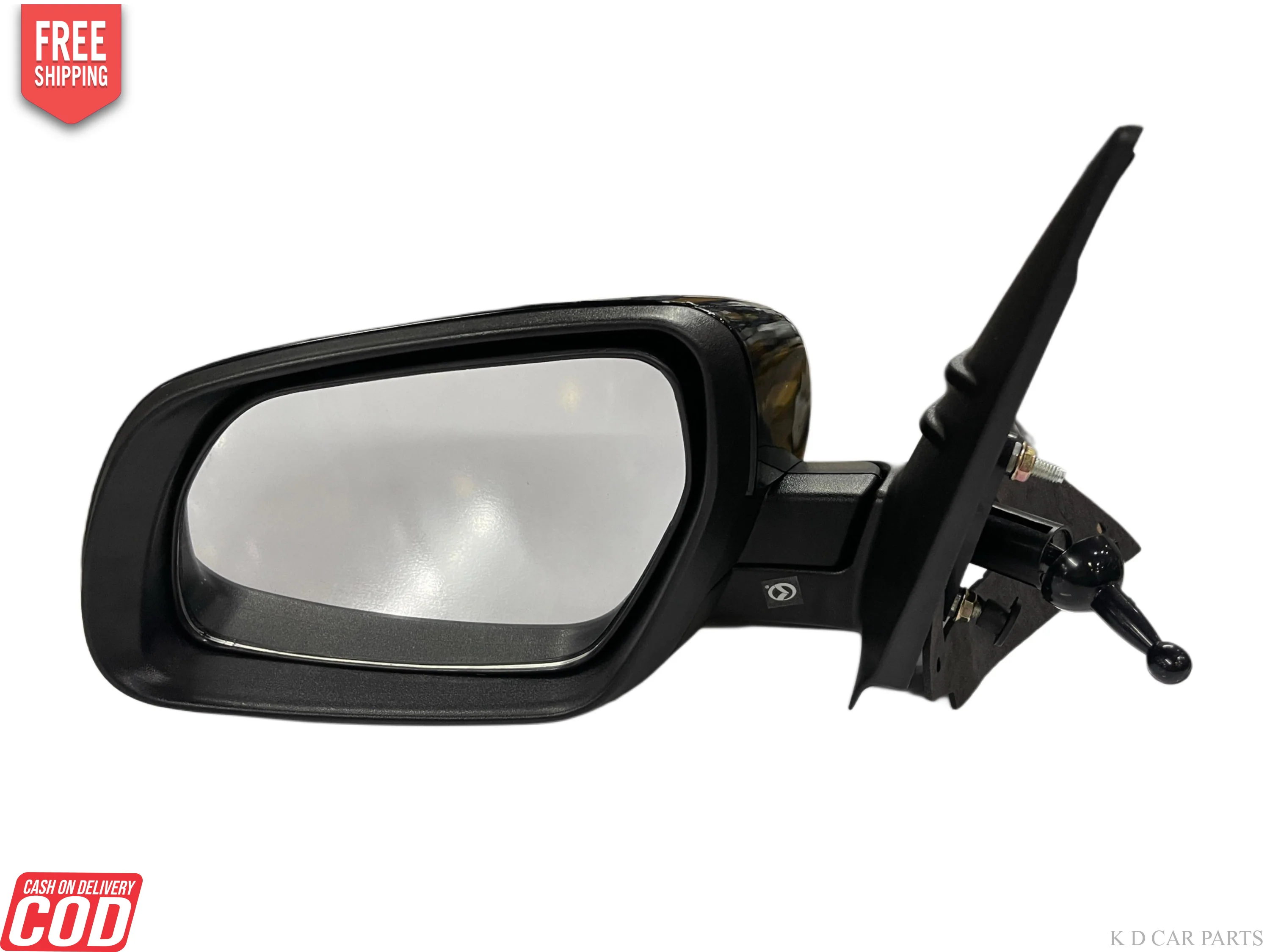 K D Door Mirror for Hyundai Venue VX Adjustable, Black, 2019-Onwards - Image 3