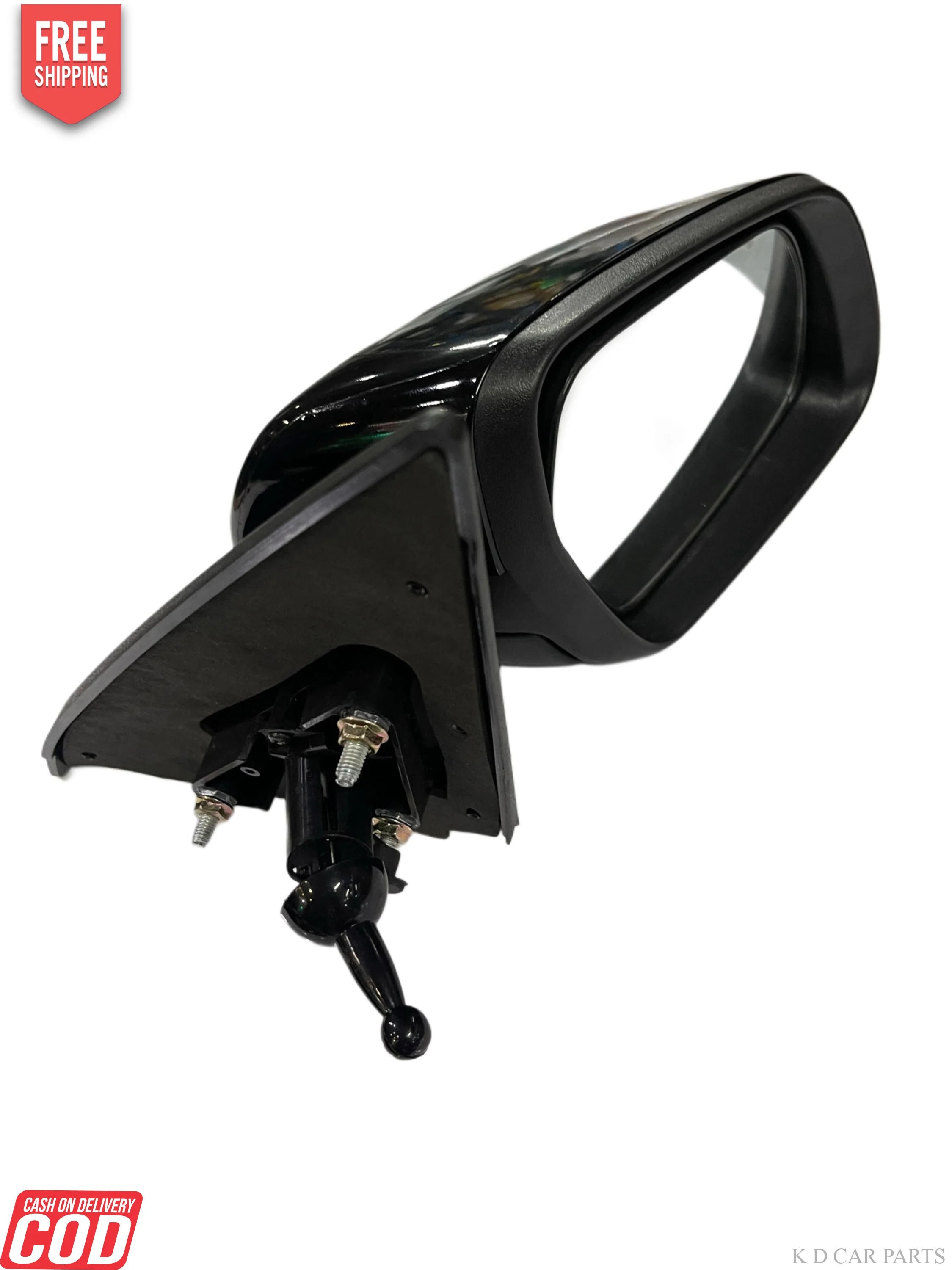 K D Door Mirror for Hyundai Venue VX Adjustable, Black, 2019-Onwards - Image 4