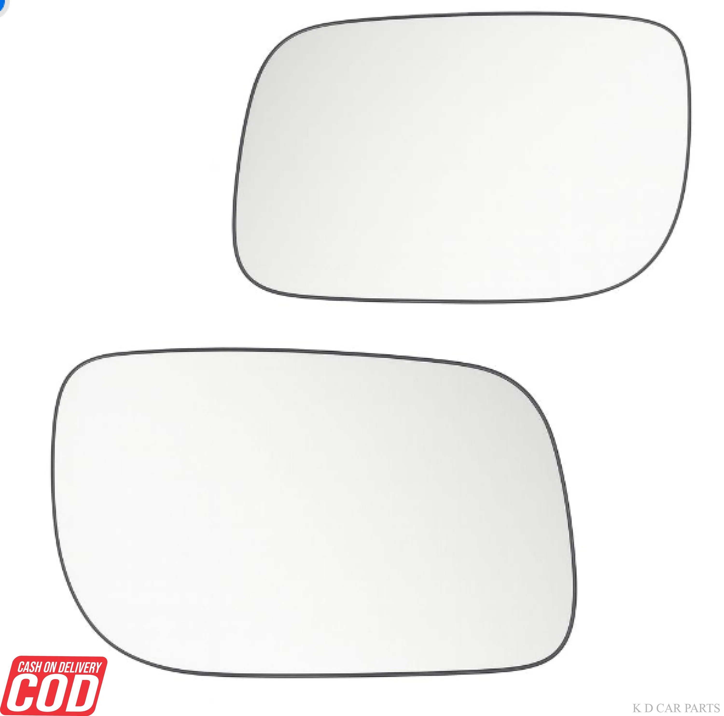 K D Door Mirror Plate For Force Tempo Traveller - Image 2