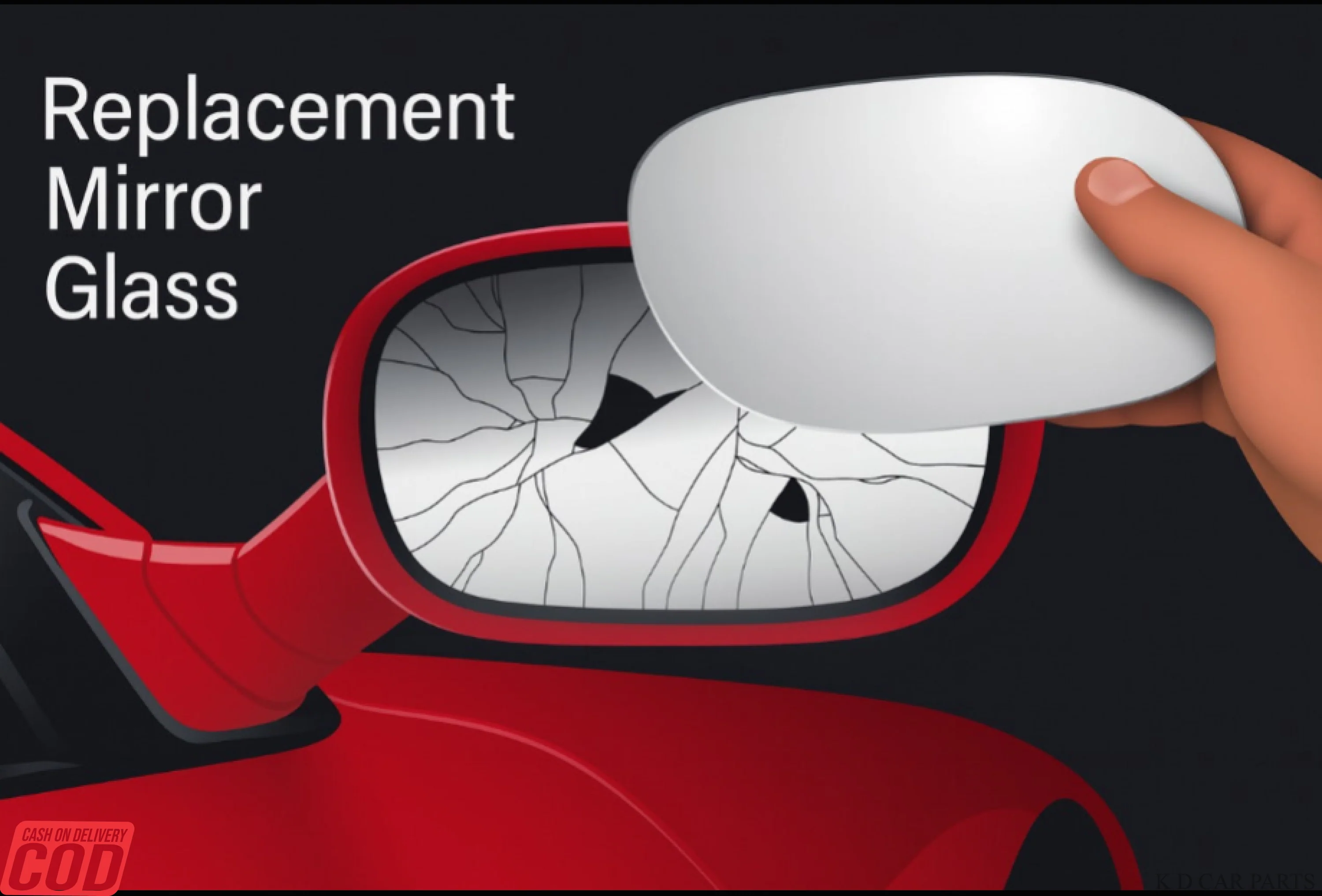 K D Door Mirror Plate For KIA Seltos - Image 6
