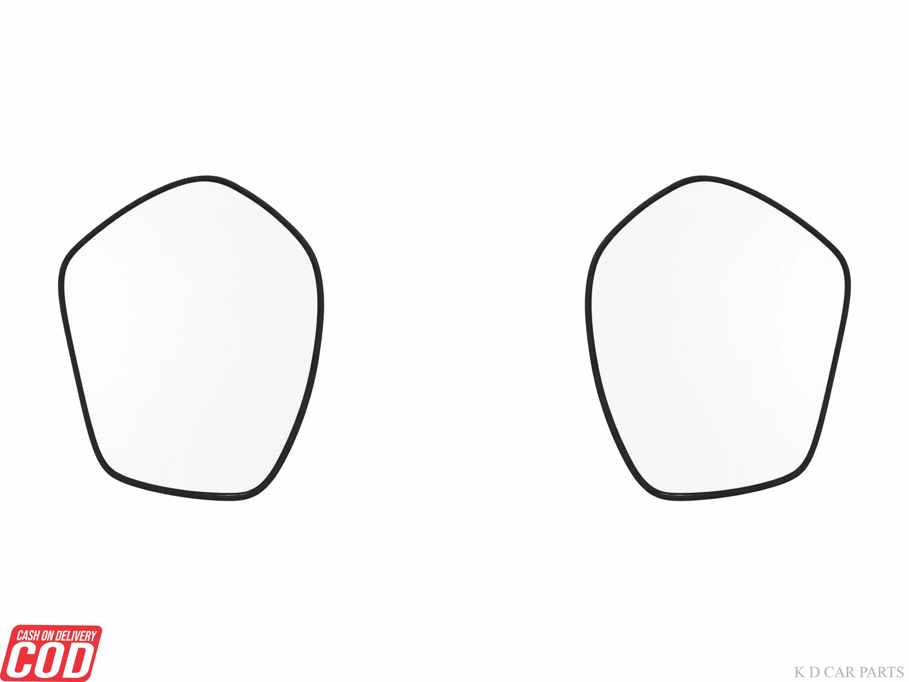 K D Door Mirror Plate For Tata Zest - Image 3