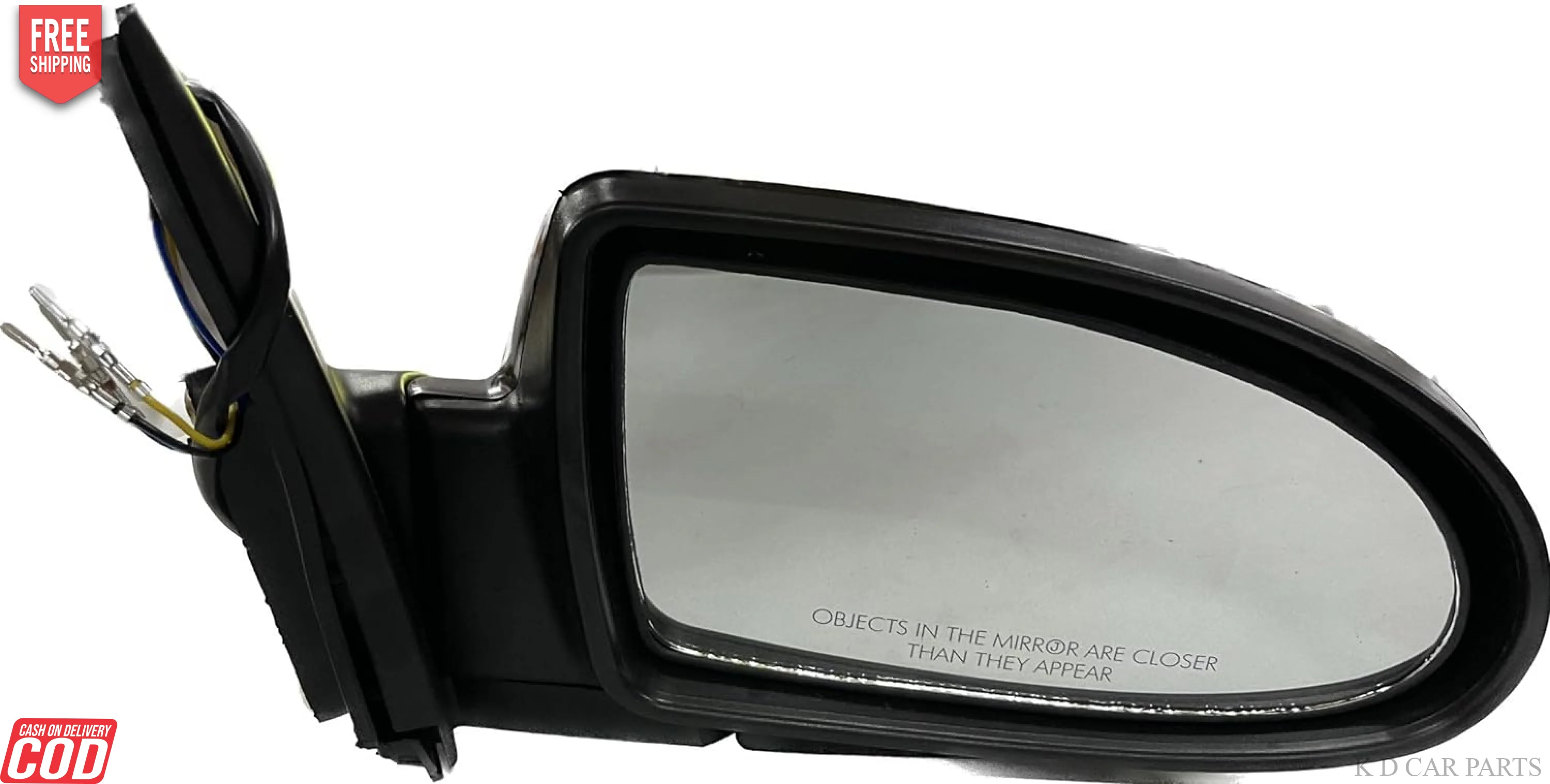 K D Door/Side Mirror for Hyundai Verna Motorised WITH COUPLER