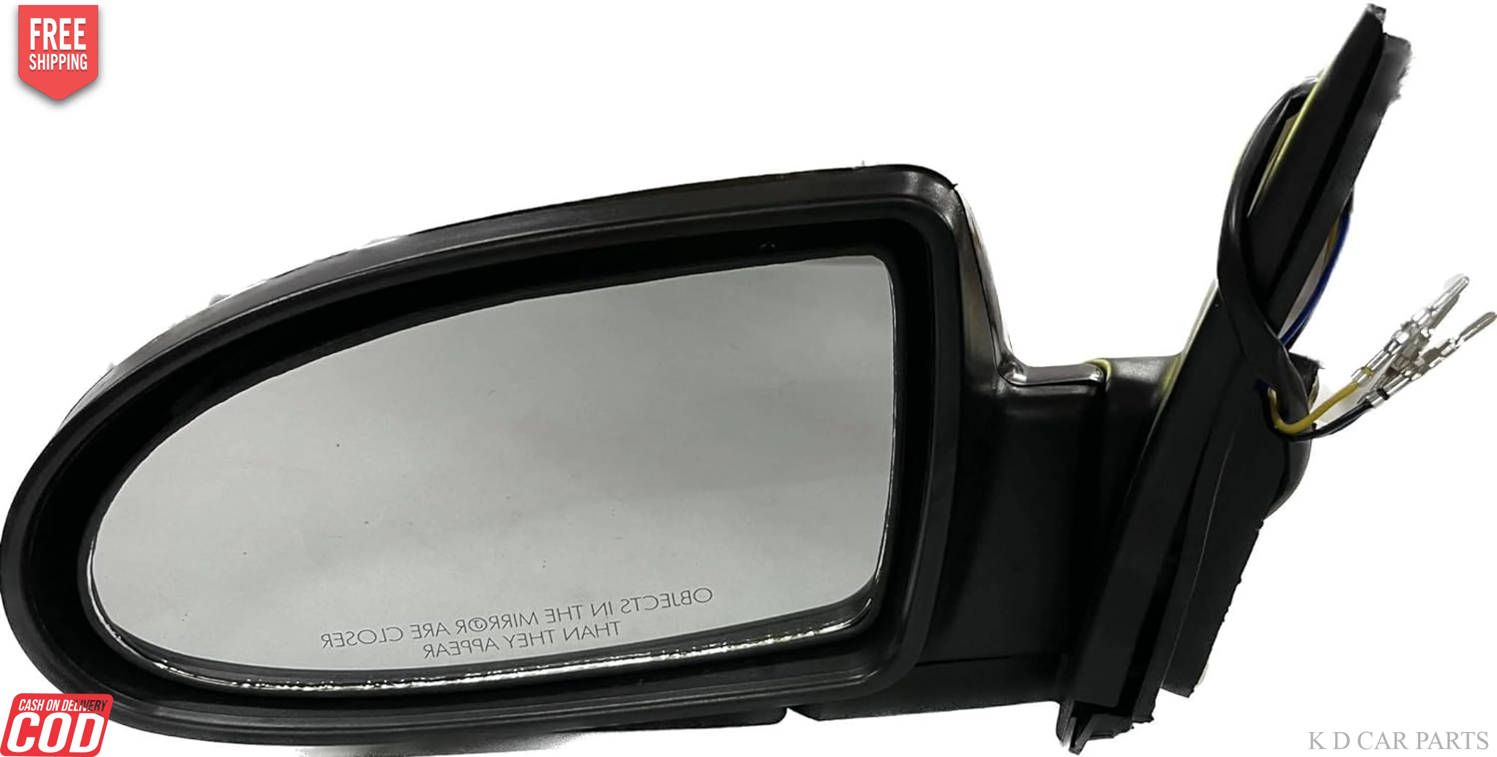 K D Door/Side Mirror for Hyundai Verna Motorised WITH COUPLER - Image 5
