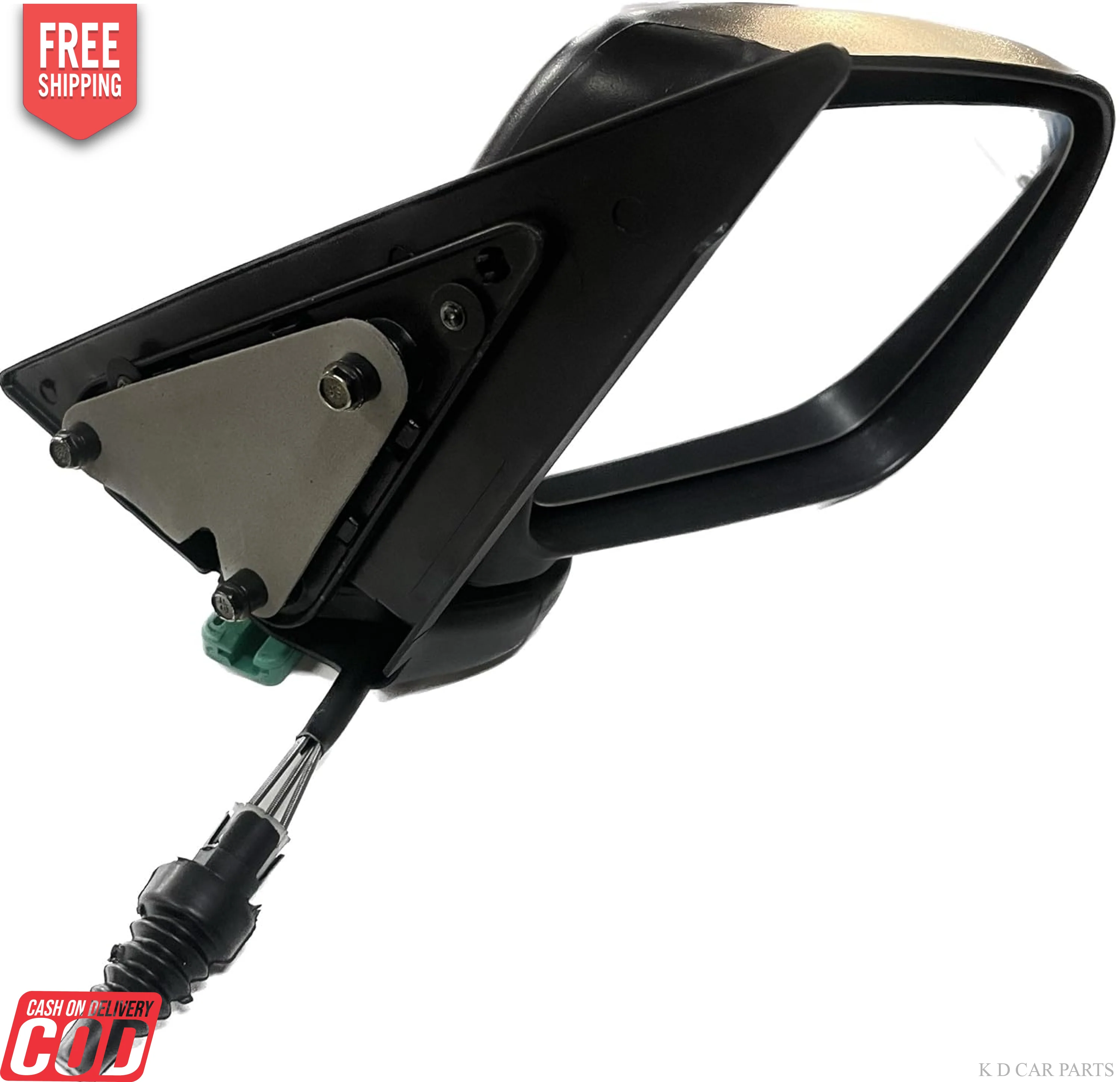 K D Door/Side Mirror For Mahindra Scorpio 2002-2006 Manual Adjustable VX - Image 7