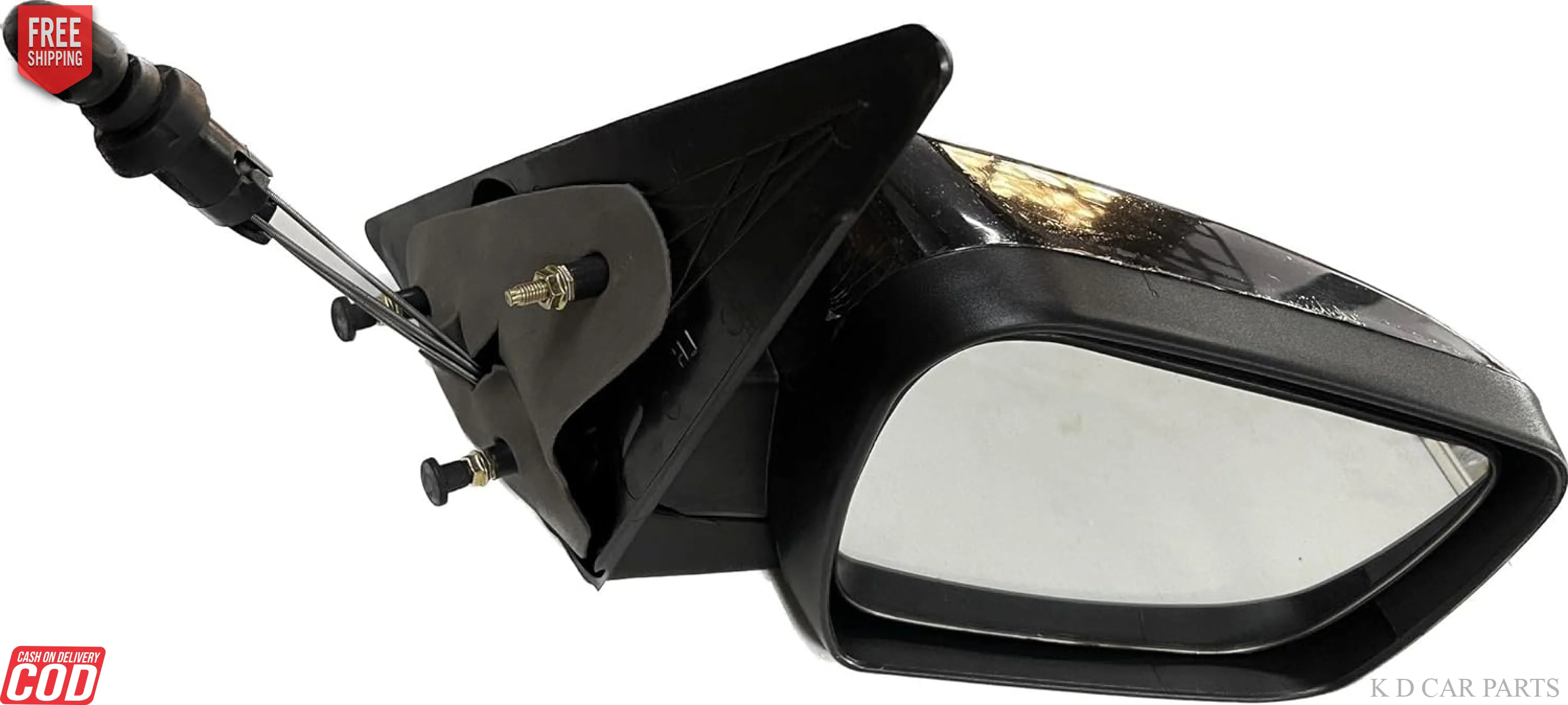 K D Door/Side Mirror For Mahindra Scorpio Mhawk Manual Adjustable - Image 3