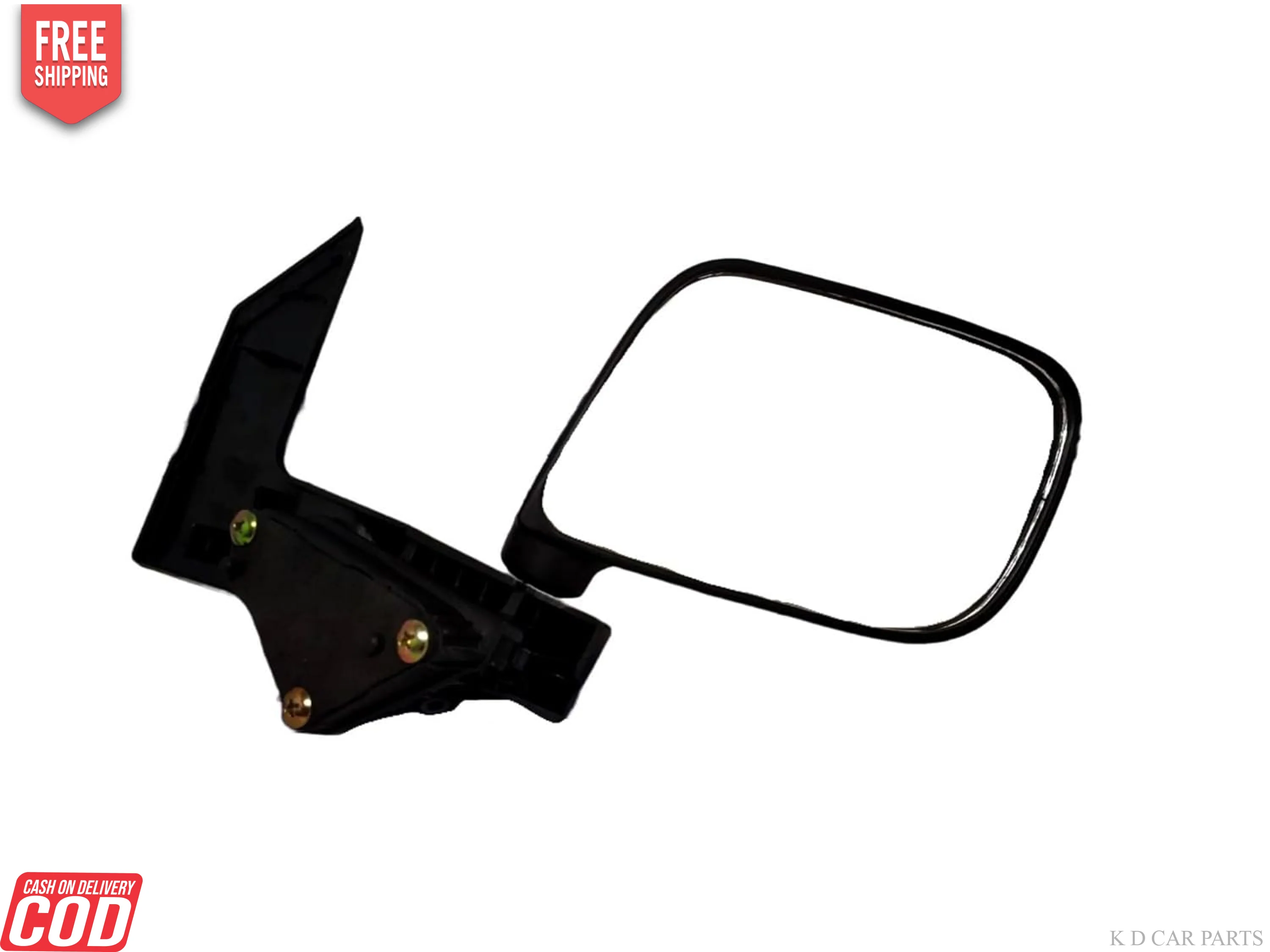 K D Door/Side Mirror for Maruti Wagonr 2010-2018 With Shesh
