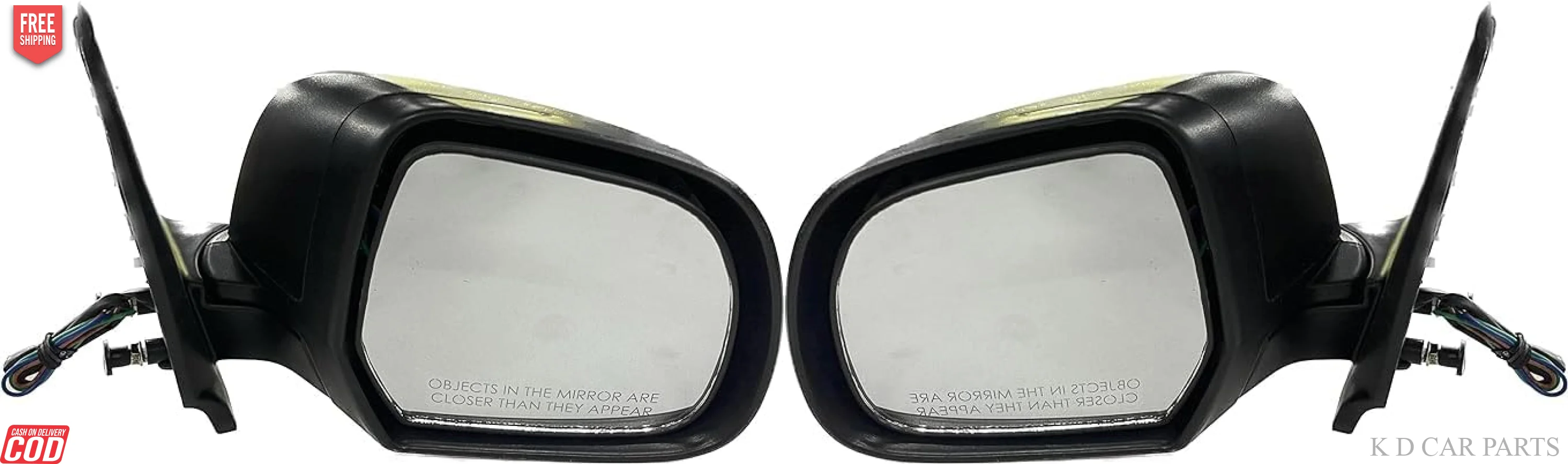 K D Door/Side Mirror For Nissan Micra Motorised with coupler - Image 10