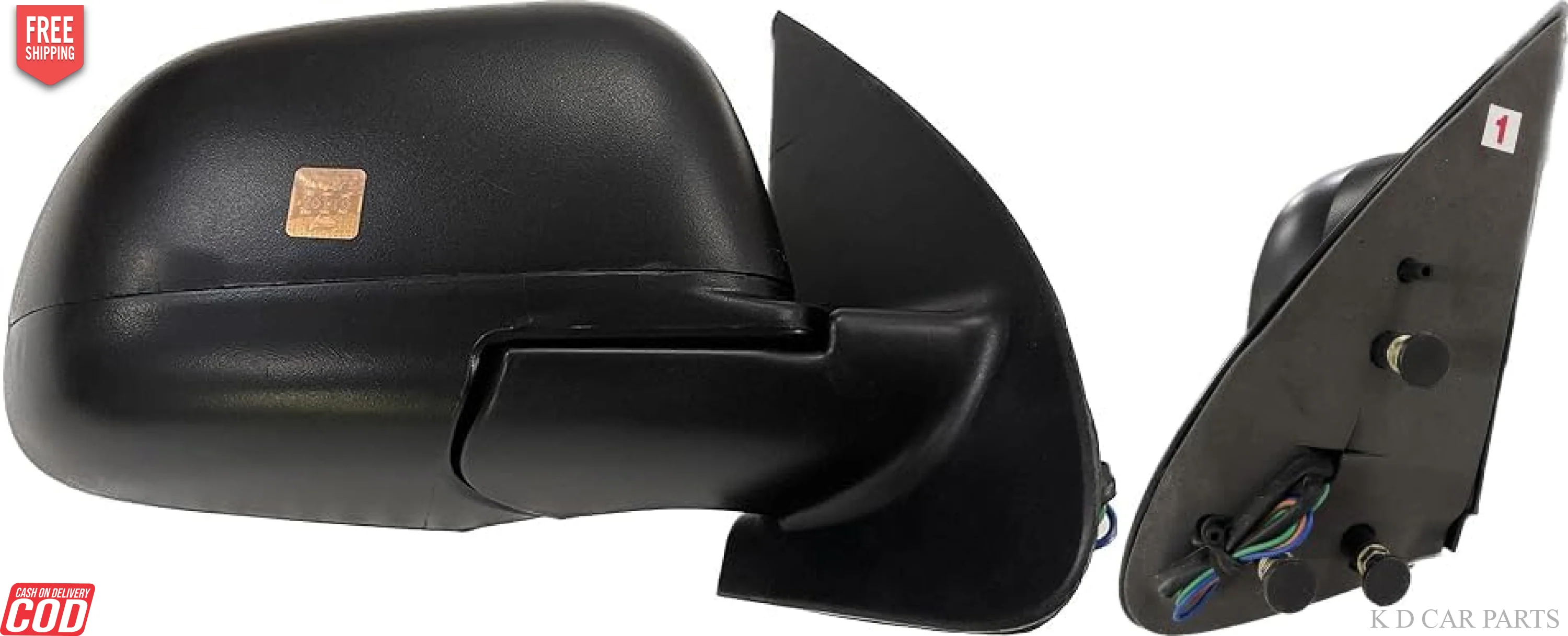 K D Door/Side Mirror For Nissan Micra Motorised with coupler - Image 11