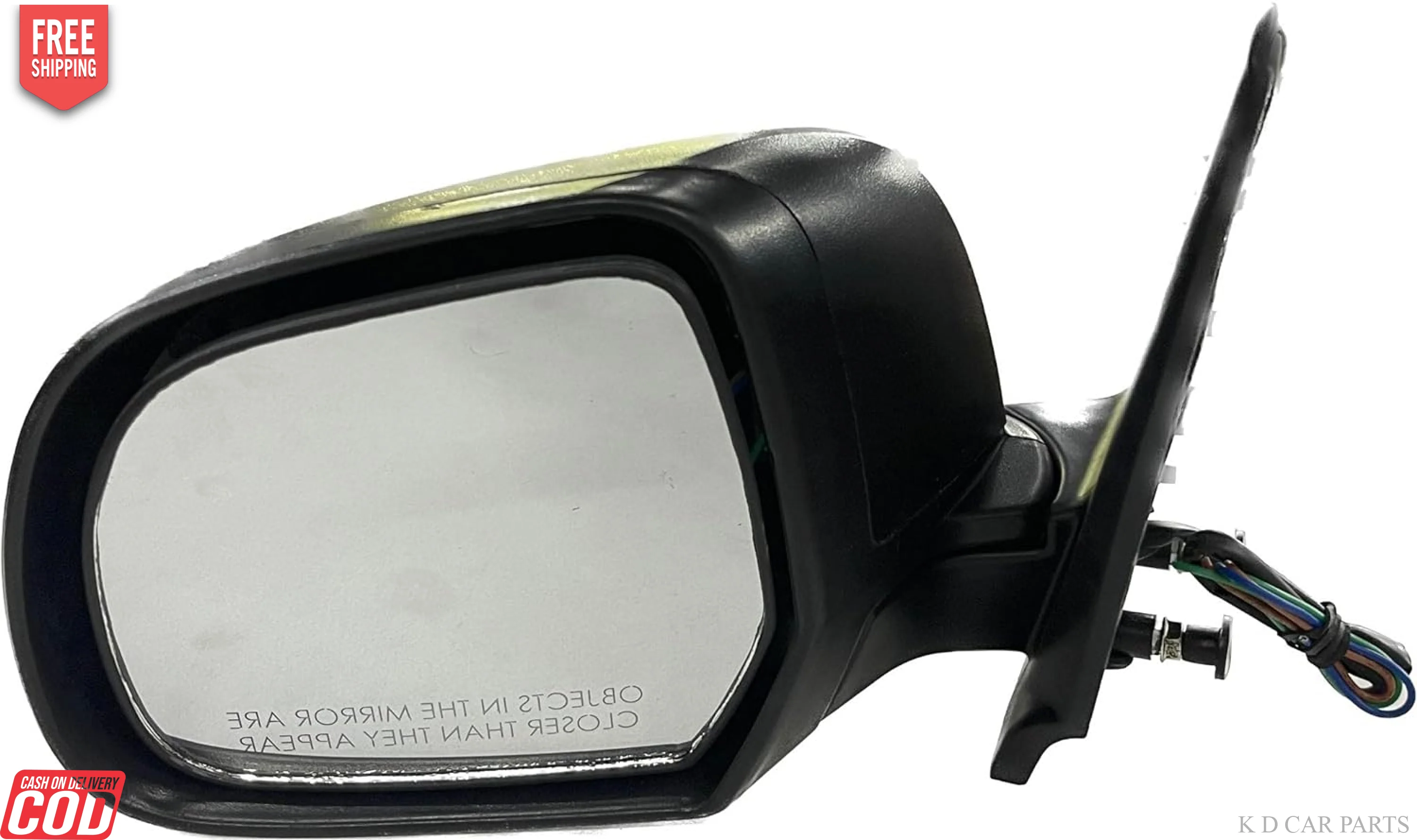 K D Door/Side Mirror For Nissan Micra Motorised with coupler - Image 5