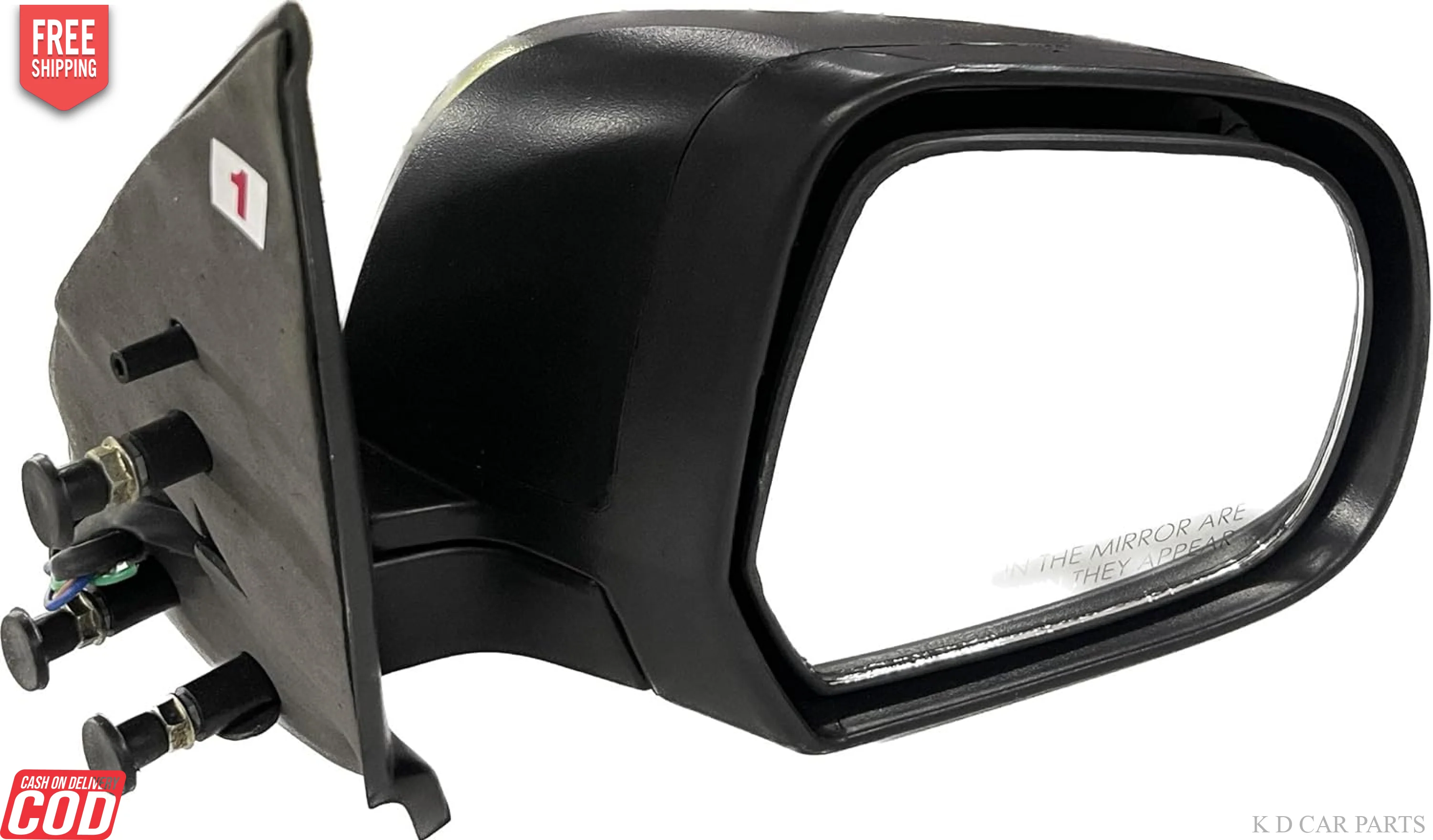 K D Door/Side Mirror For Nissan Micra Motorised with coupler - Image 8