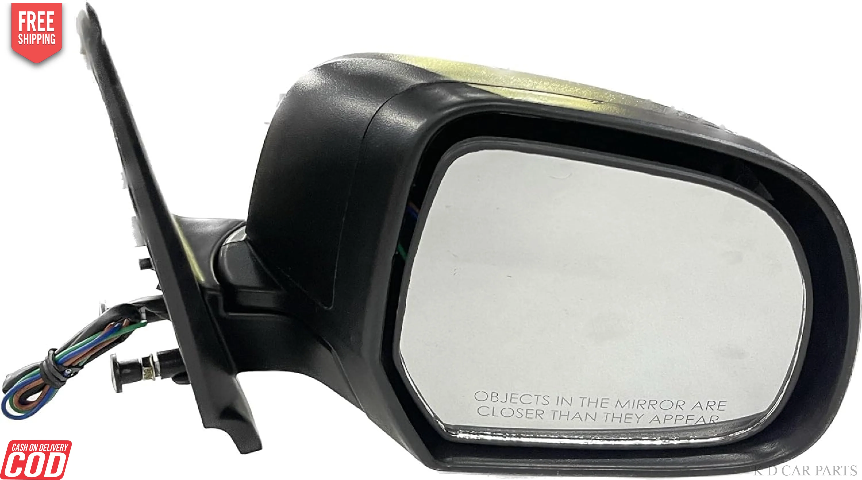 K D Door/Side Mirror For Nissan Micra Motorised with coupler - Image 9