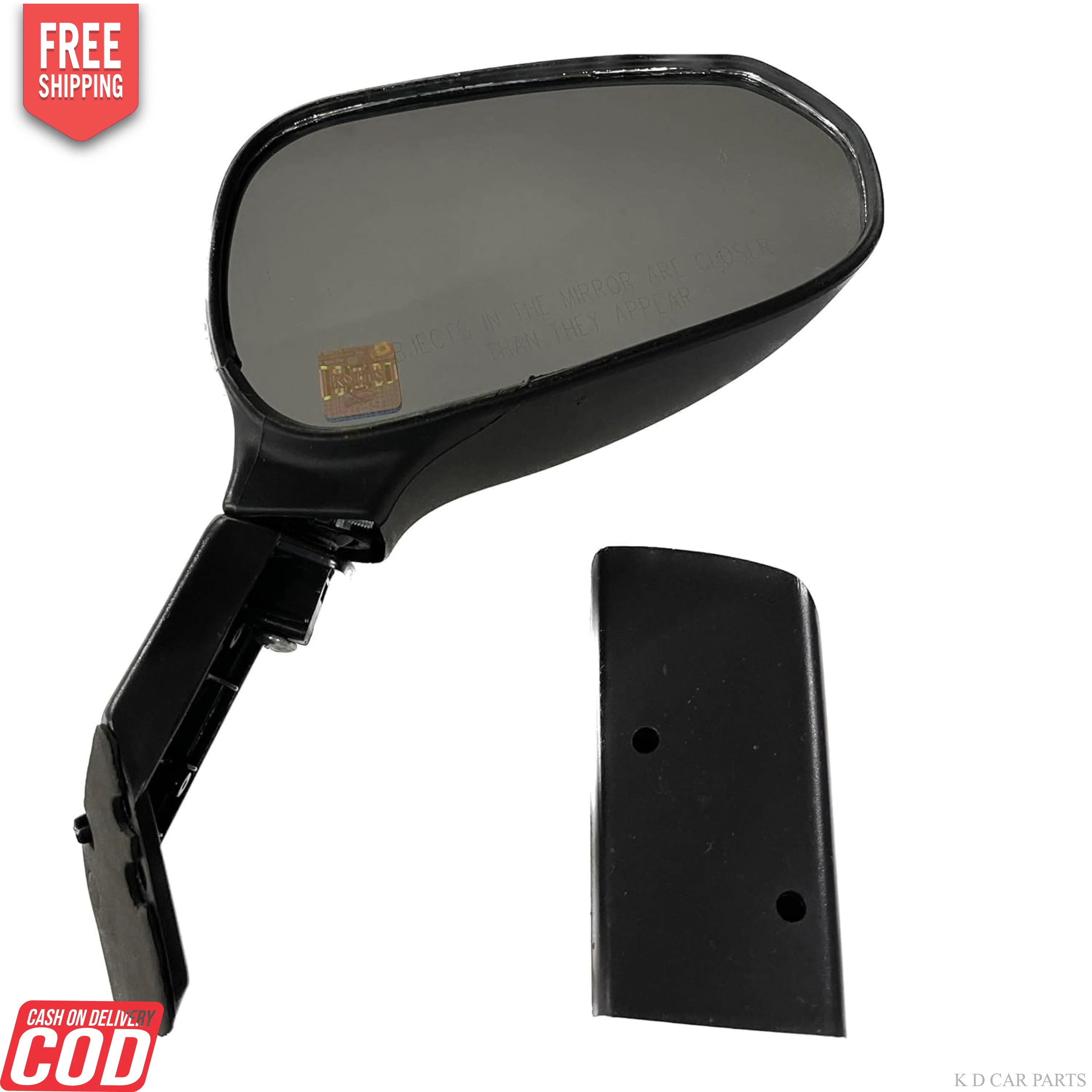 K D Door/Side Mirror For Tata Nano Old Model Non-Adjustable