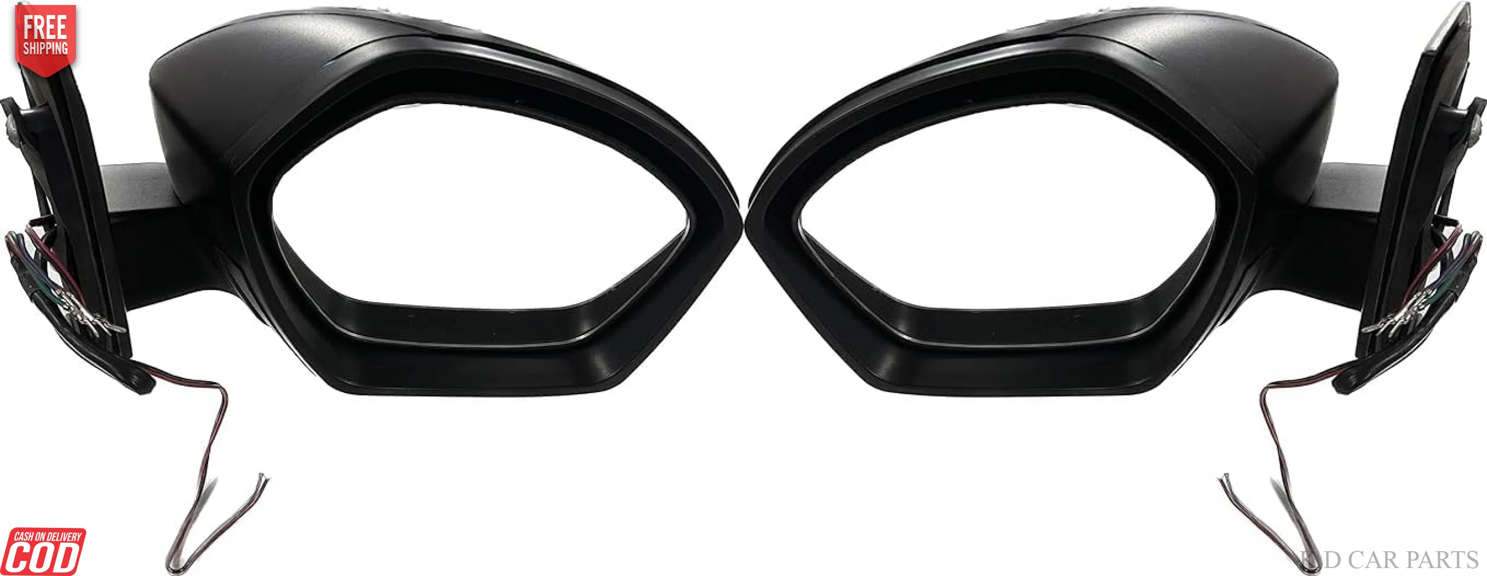 K D Door/Side Mirror for TATA NEXON Motor With Indicator (NON-AUTOFOLD) with coupler