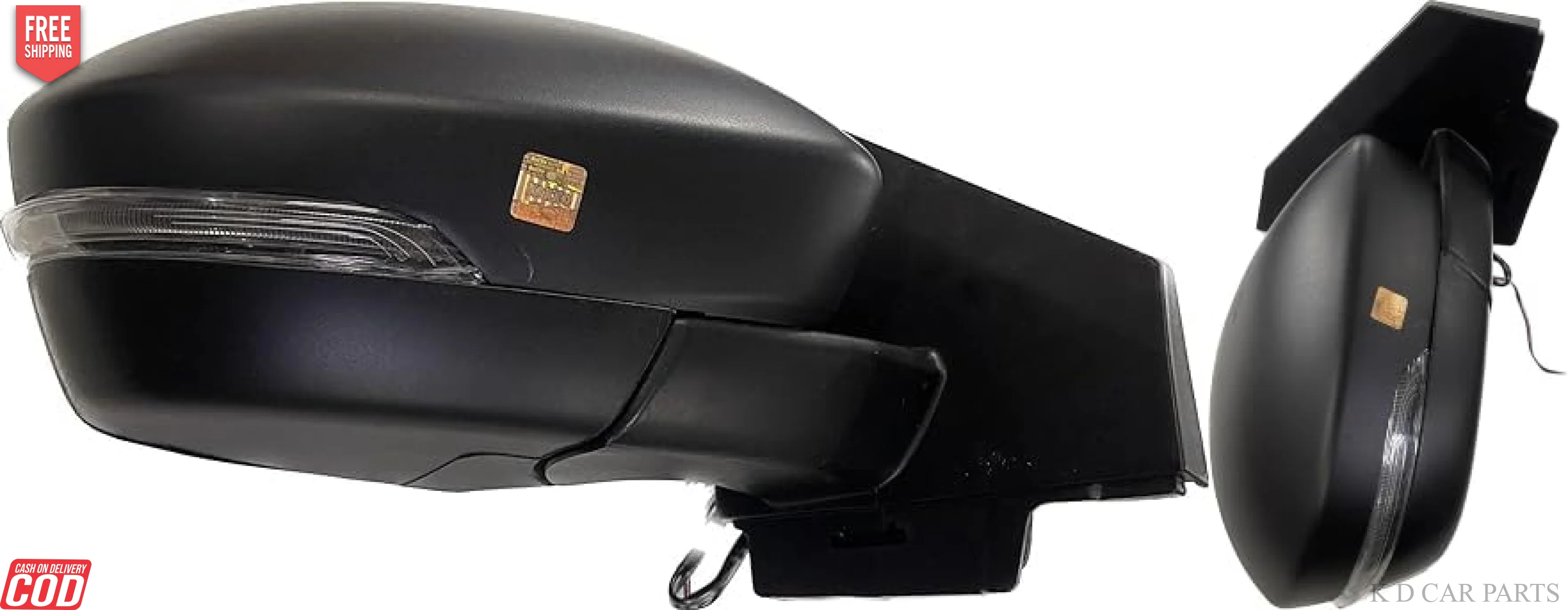 K D Door/Side Mirror for TATA NEXON Motor With Indicator (NON-AUTOFOLD) with coupler - Image 2