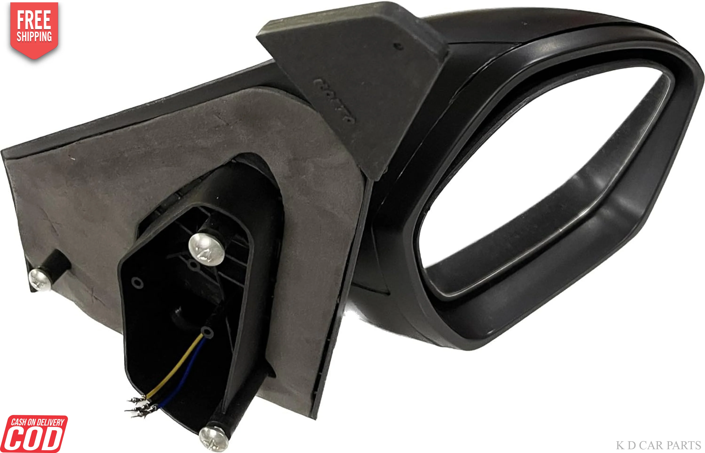 K D Door/Side Mirror for Tata Tiago/Tigor Motor Without Indicator WITH COUPLER - Image 2