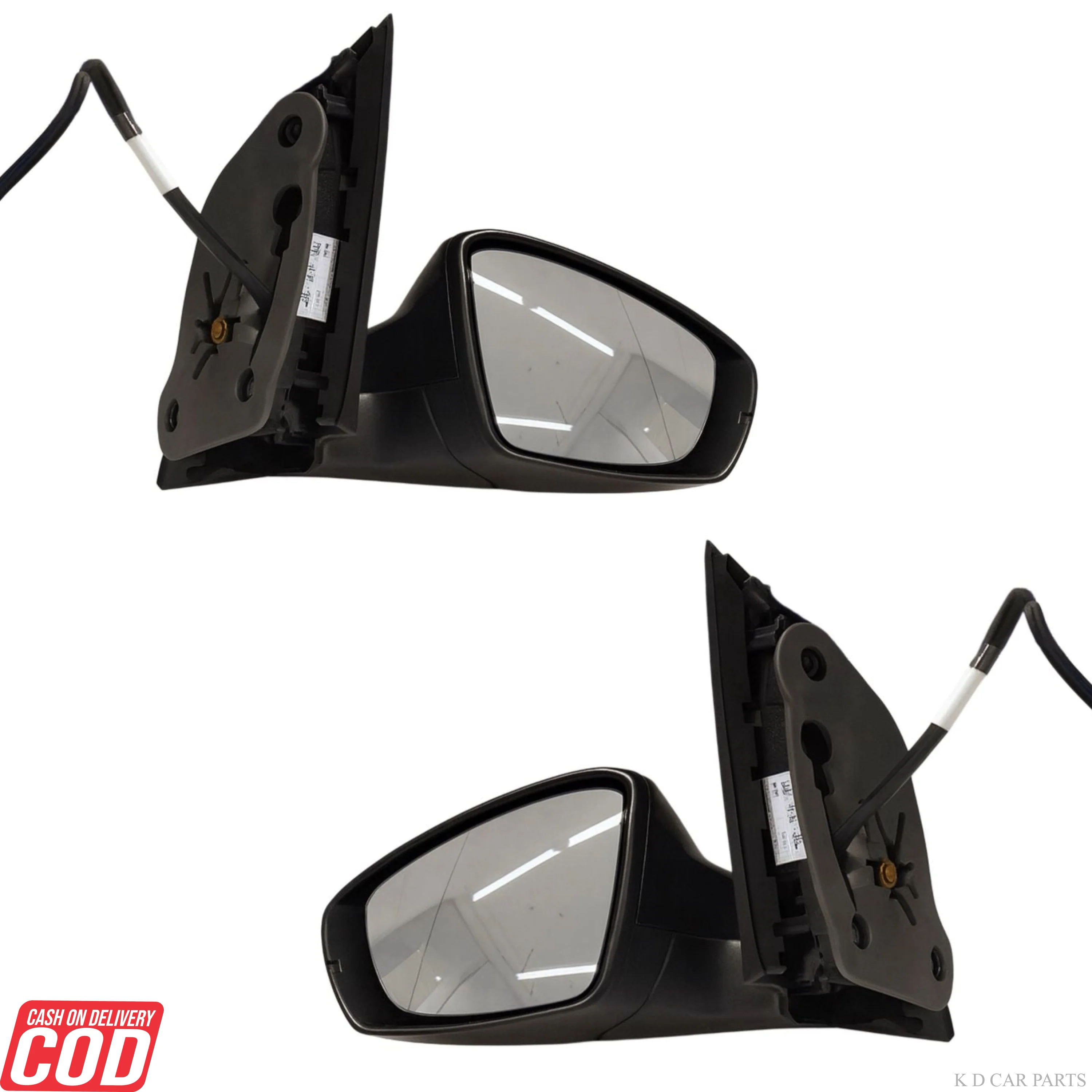 K D Door/Side Mirror For VW Polo/Vento/Rapid Motor With Indicator (COUPLER) 2014-2020 - Image 3