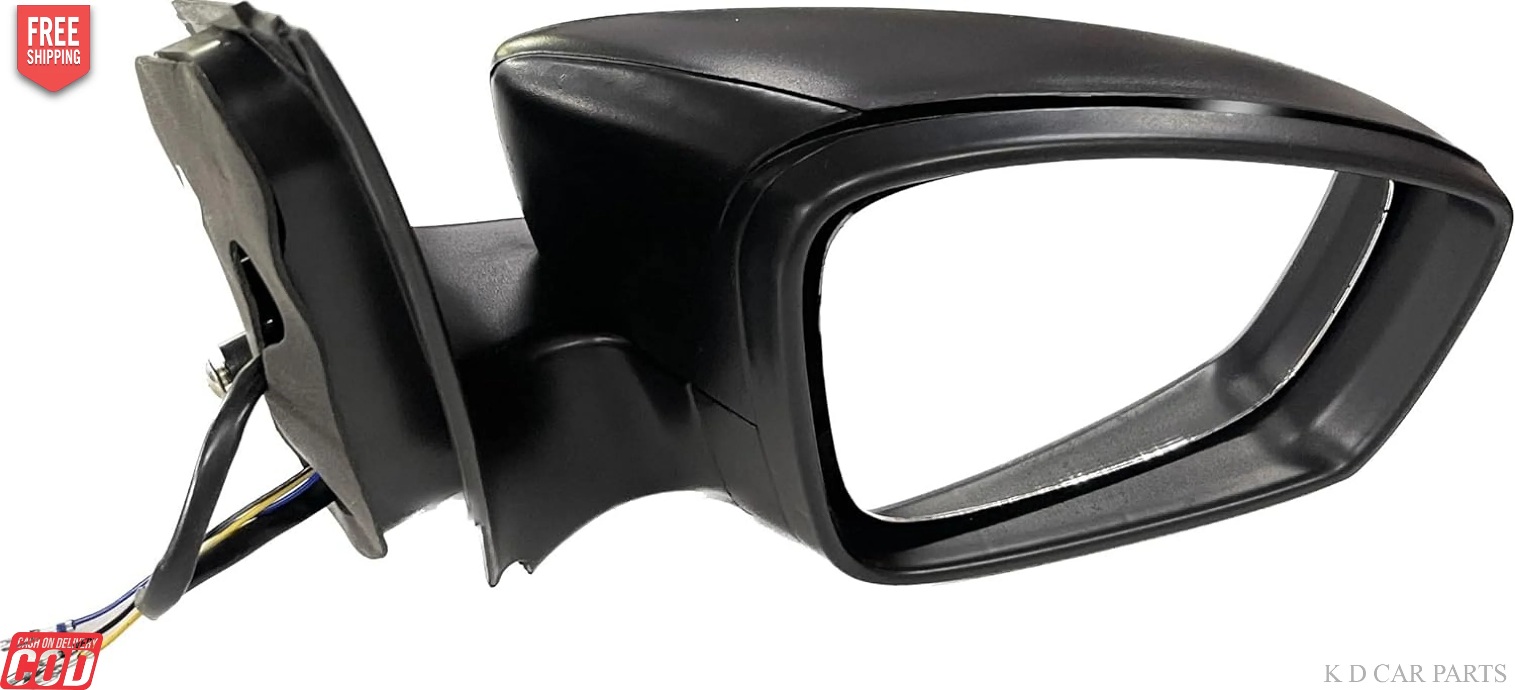 K D Door/Side Mirror For VW Polo/Vento/Rapid Motorised with coupler
