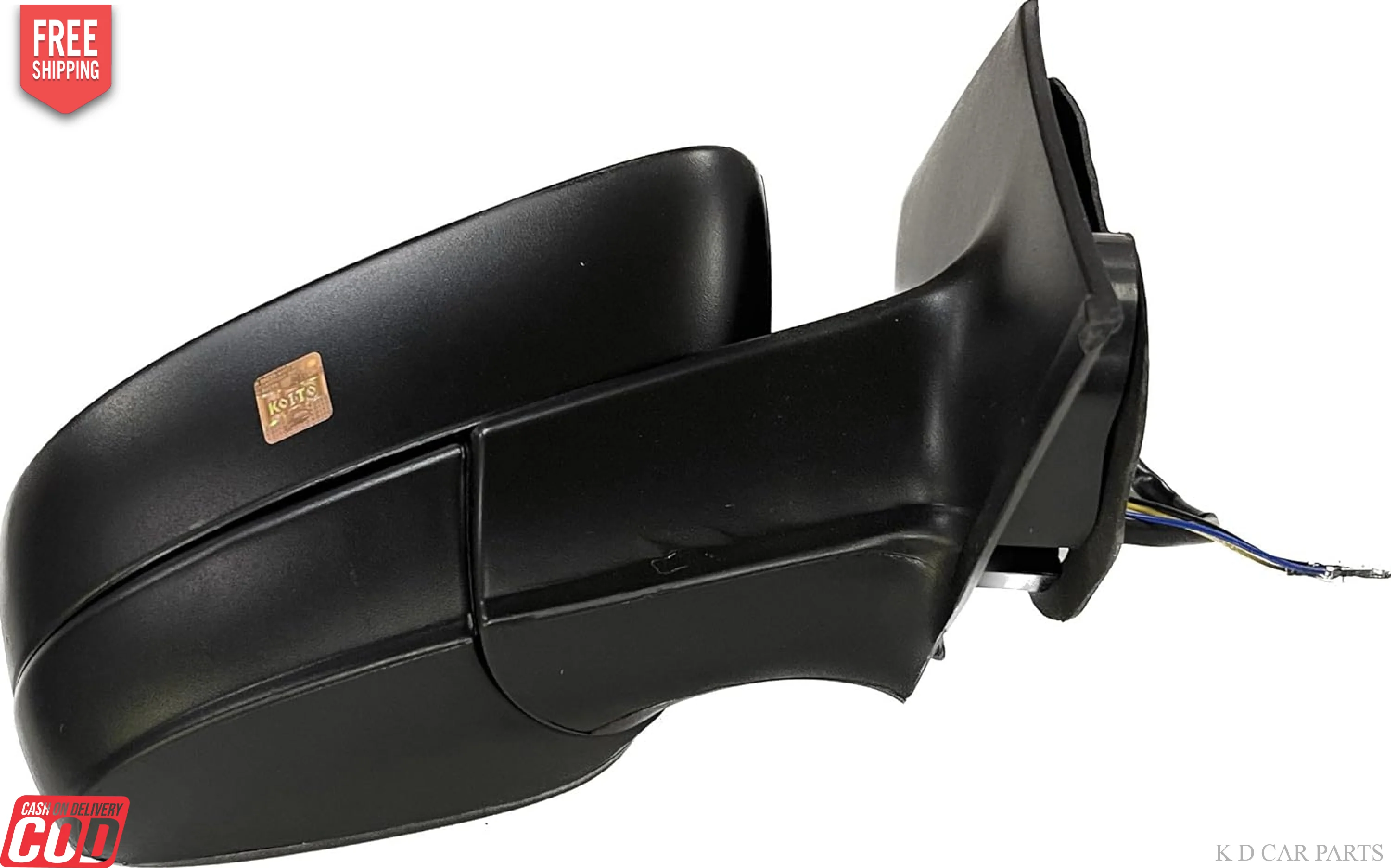 K D Door/Side Mirror For VW Polo/Vento/Rapid Motorised with coupler - Image 3