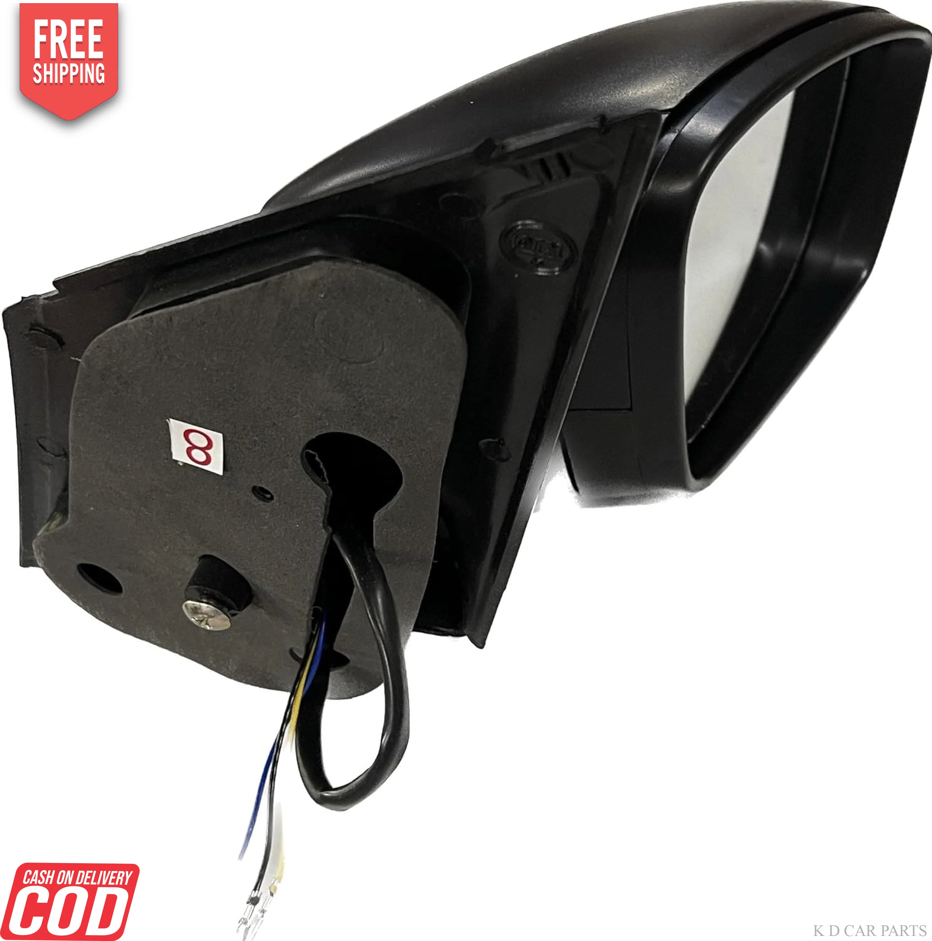 K D Door/Side Mirror For VW Polo/Vento/Rapid Motorised with coupler - Image 6
