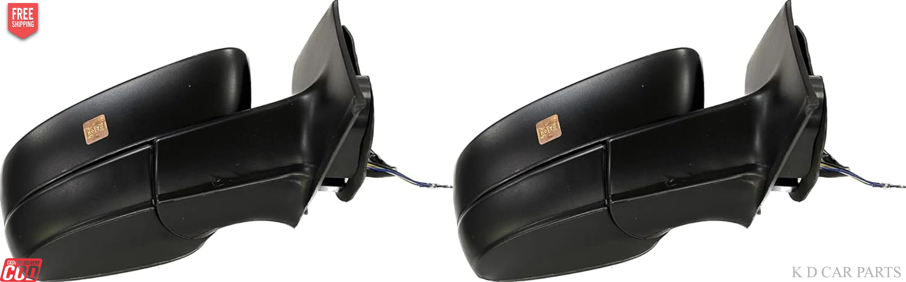 K D Door/Side Mirror For VW Polo/Vento/Rapid Motorised with coupler - Image 9