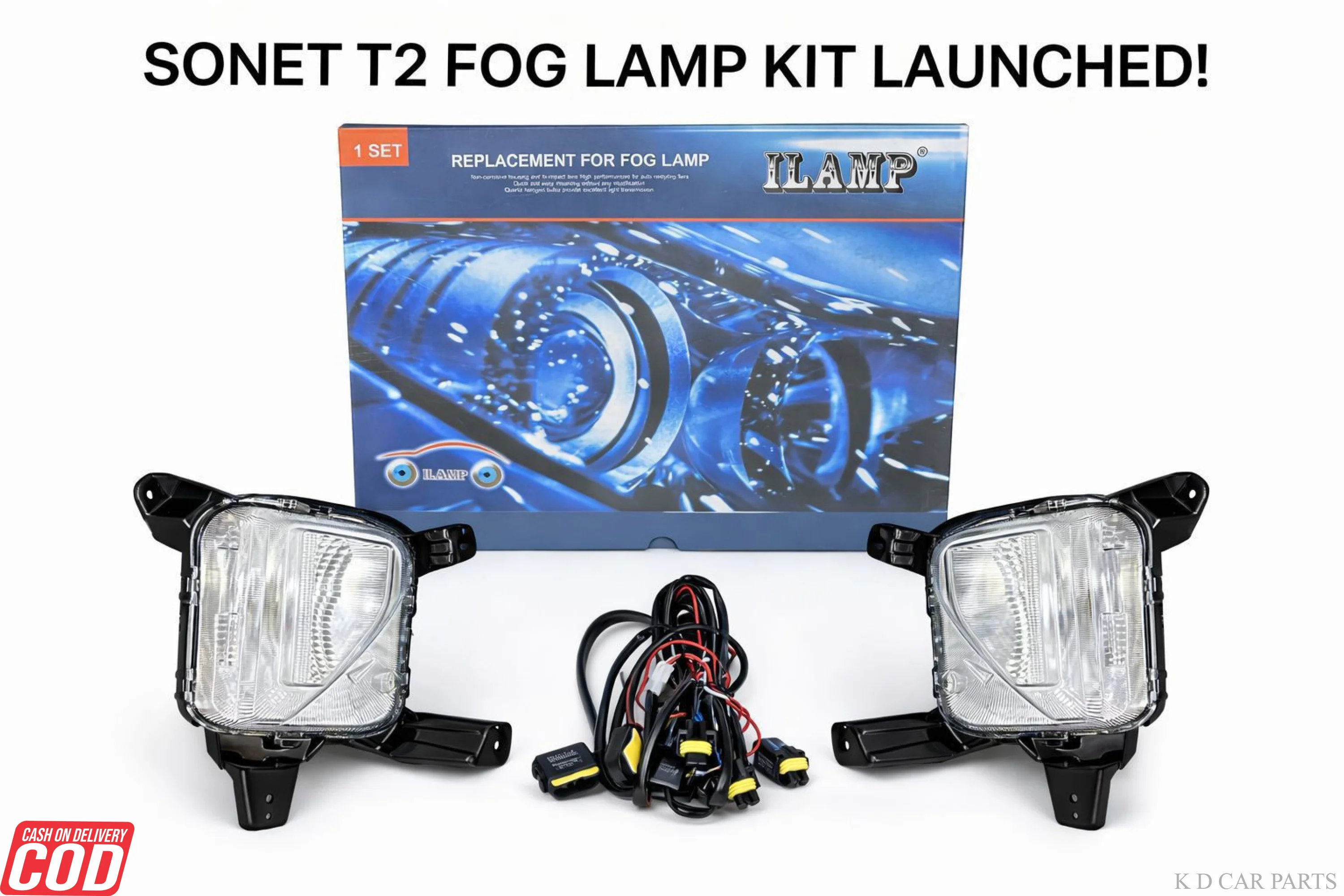 K D Fog Lamp Assembly For KIA Sonet Type 2 - Image 3