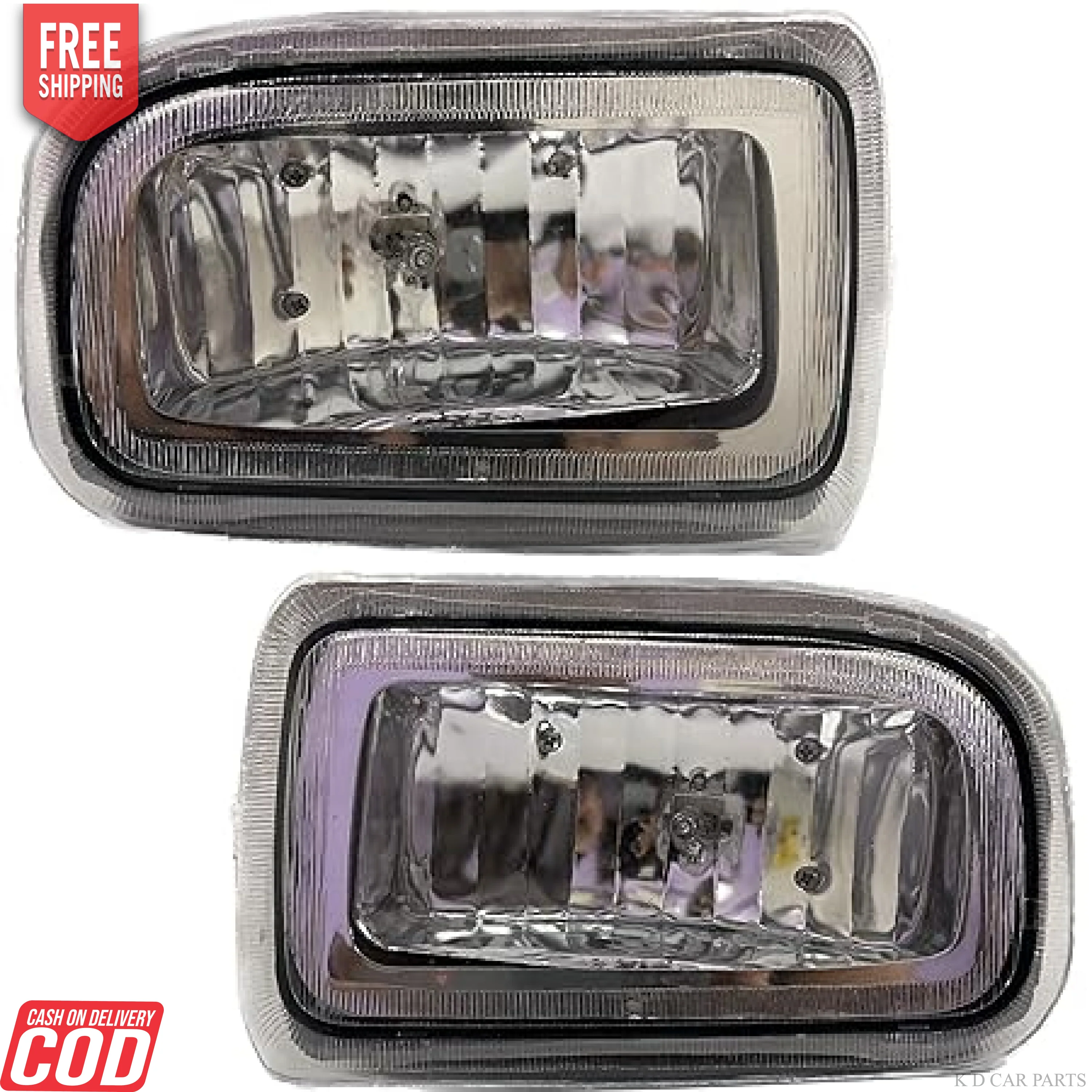 K D Fog Lamp  For Chevrolet Tavera Type 1  With Bulb 2008-2017 | Halogen